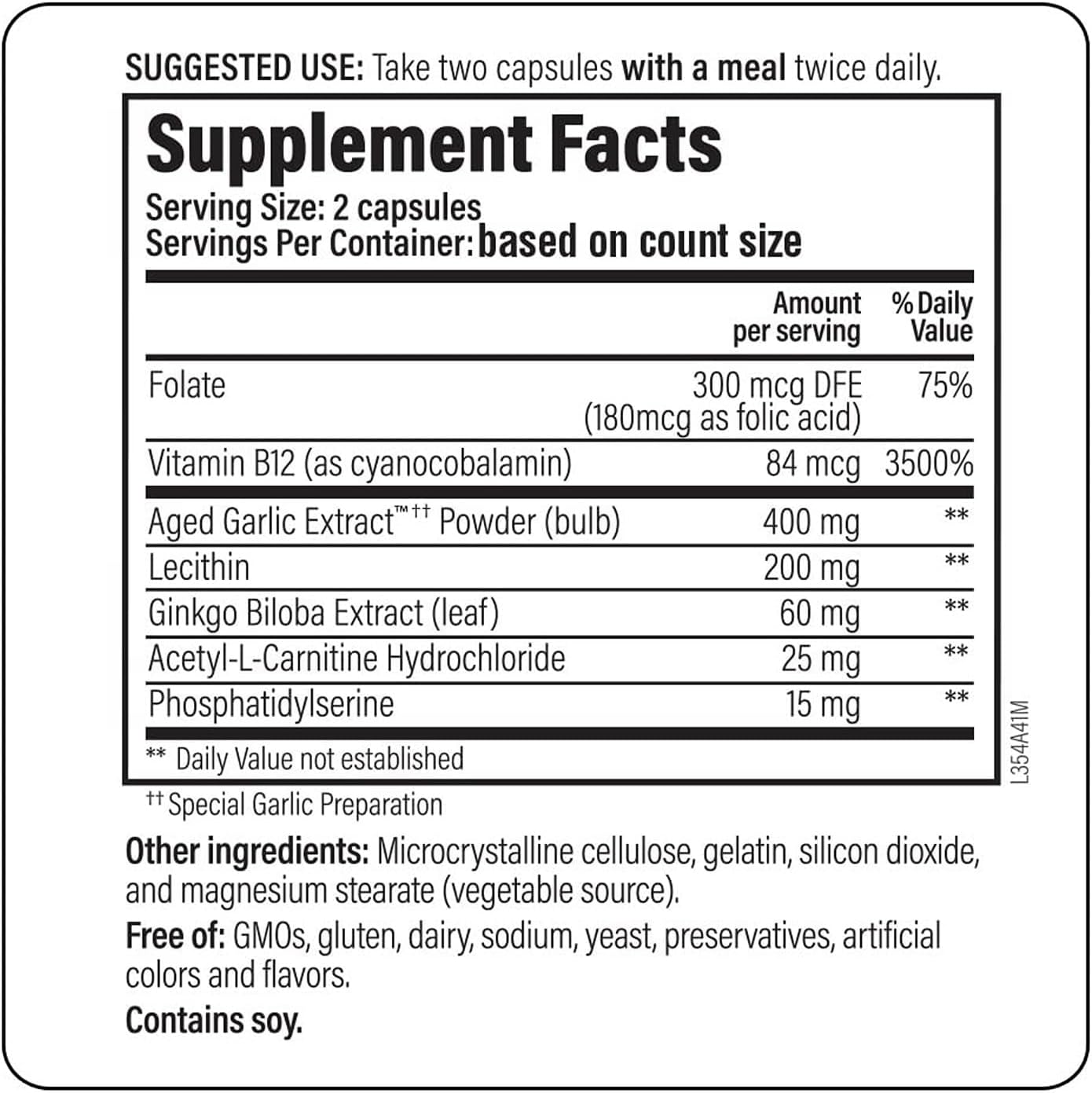 Kyolic Speciality Series Neuro-Logic, 120 Capsules (60 Servings)