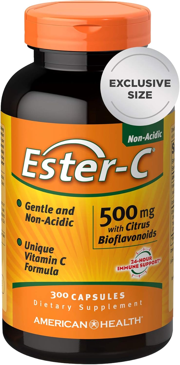 American Health Ester-C with Citrus Bioflavonoids, 500 mg, 120 Capsules