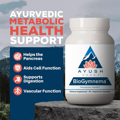 Ayush Herbs BioGymnema - Metabolic Support Supplement