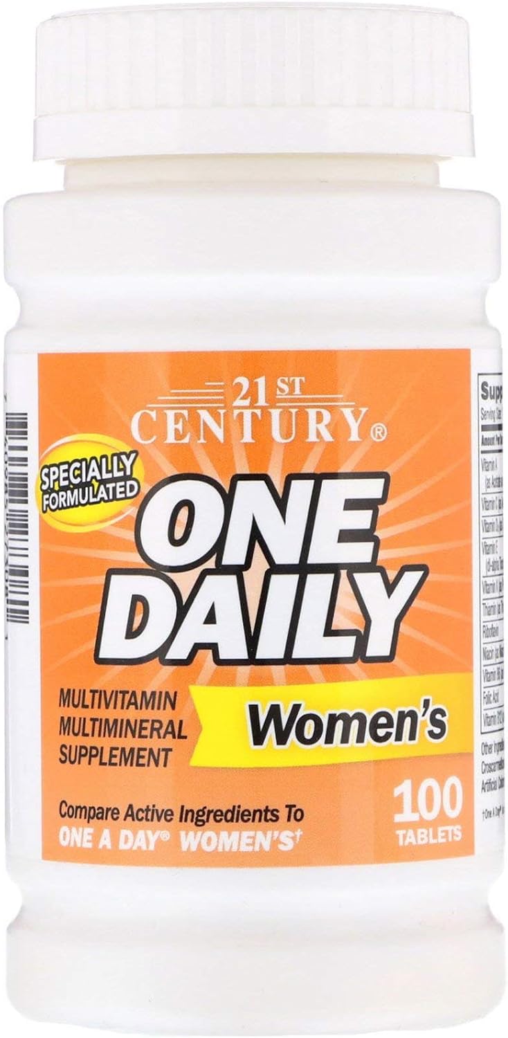 21st Century One Daily Women's 50+ Multivitamin, 100 Tablets - görsel 1