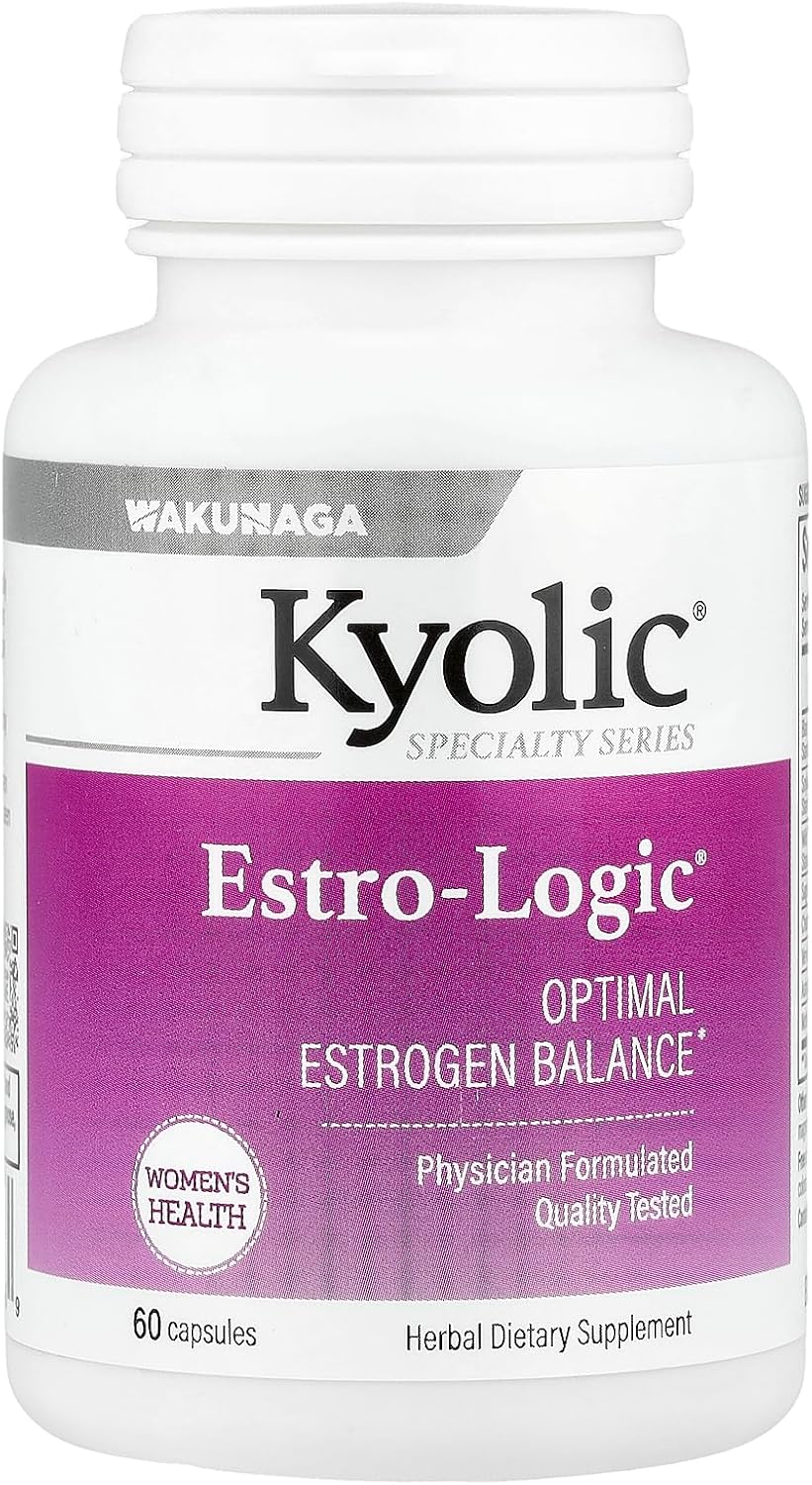 Estro Logic by Kyolic - Menopause Support with Black Cohosh & Soy Isoflavones - 60 Capsules