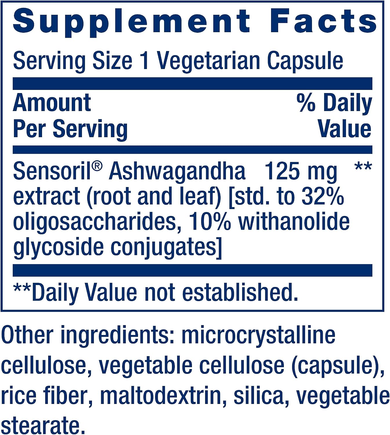 Life Extension Optimised Ashwagandha - Stress Management Supplement