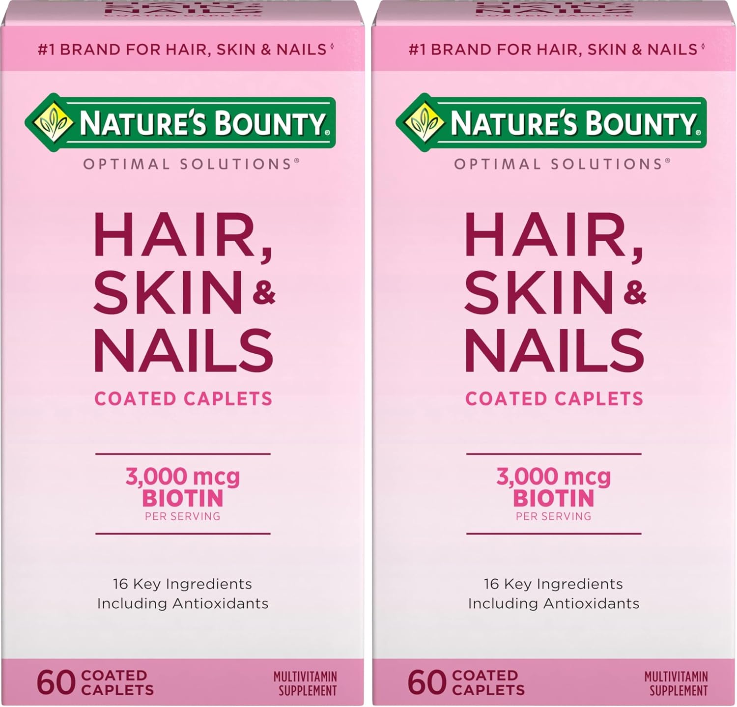 Nature's Bounty Hair, Skin and Nails Formula, 60-Count