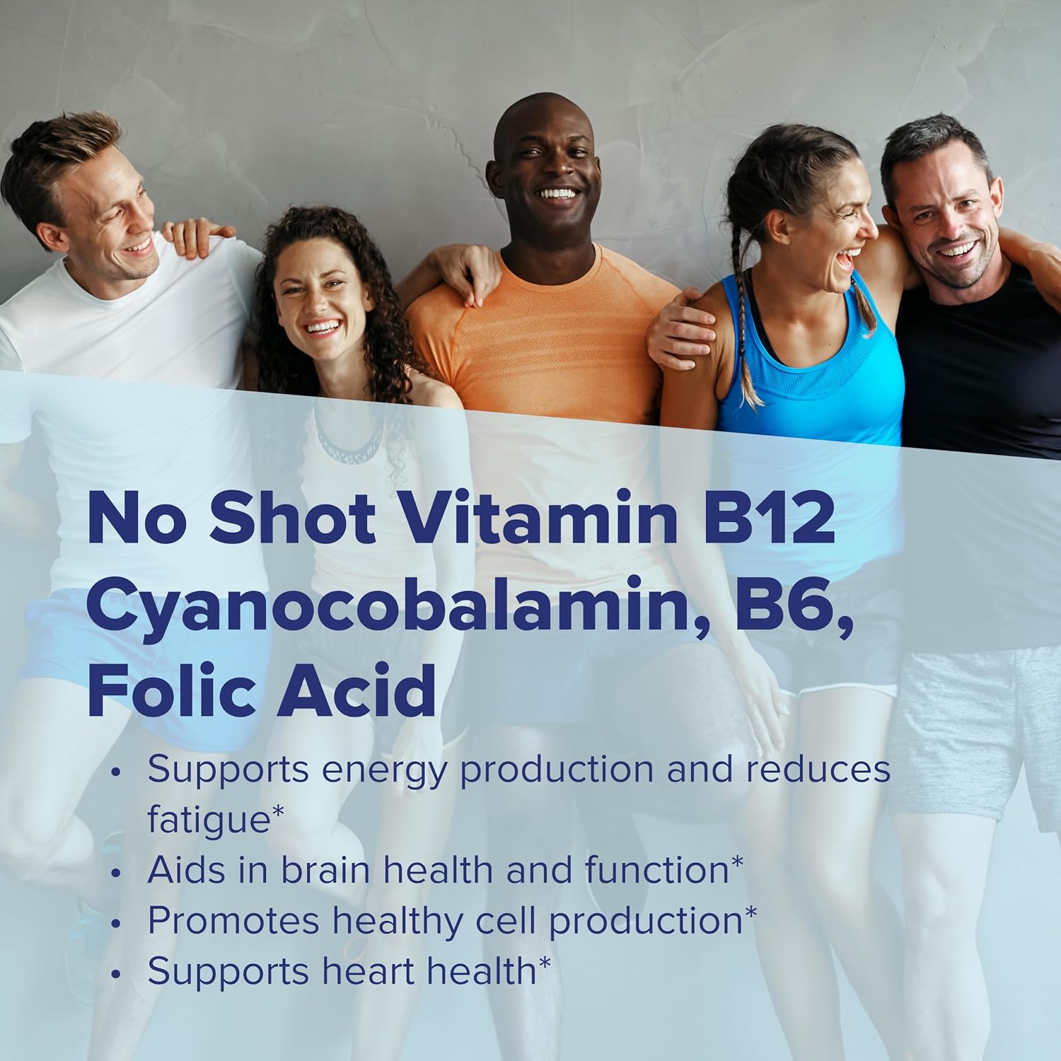 Superior Source No Shot Vitamin B-12 Cyanocobalamin 1000 mcg, B-6, Folic Acid 400 mcg - 100 Sublingual Tablets