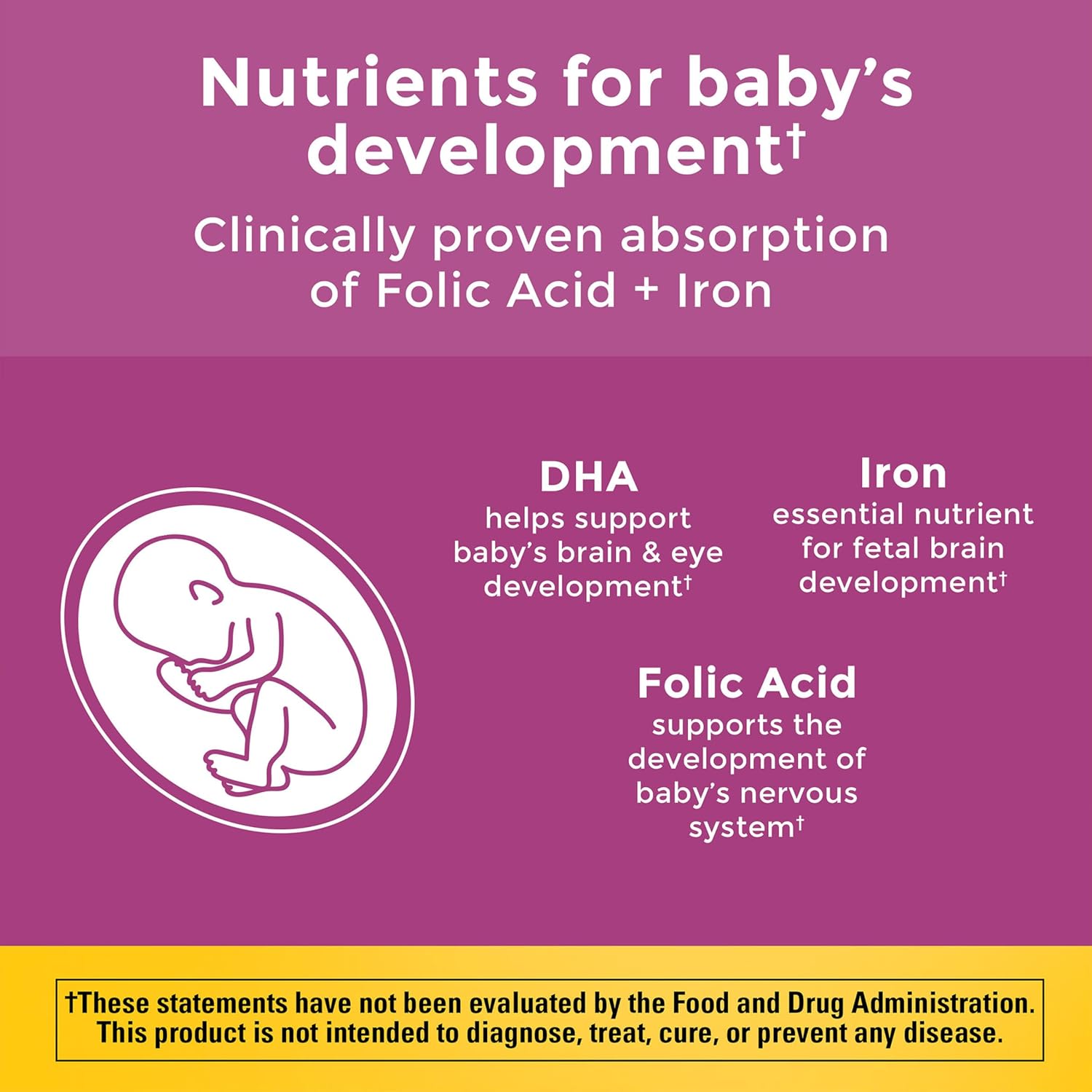 Nature Made Prenatal Vitamin + DHA Softgels, 90 Count