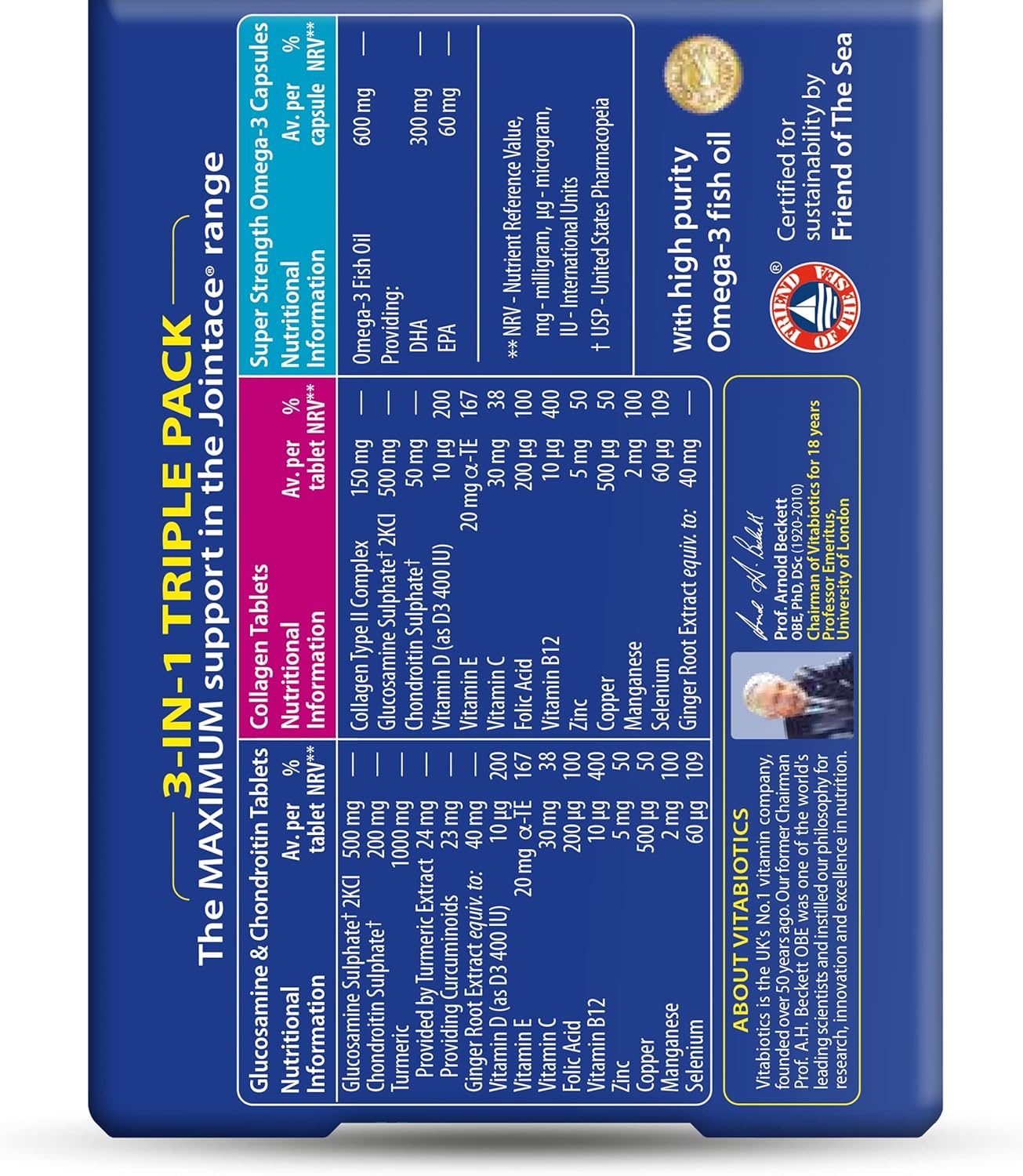 Vitabiotics Jointace Max Tablets – 84 Tablets