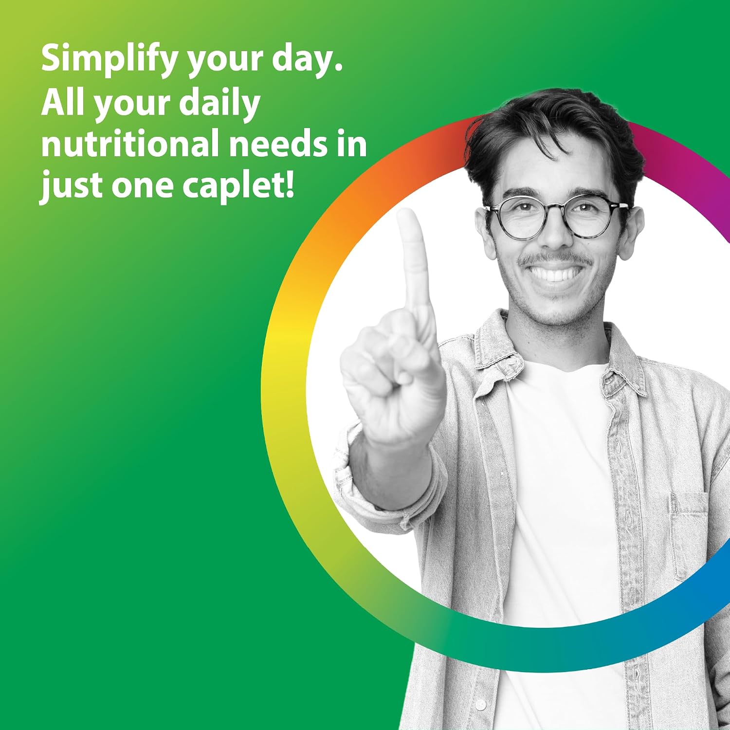 Rainbow Light Men's Multivitamin One+ | 150 Caplets