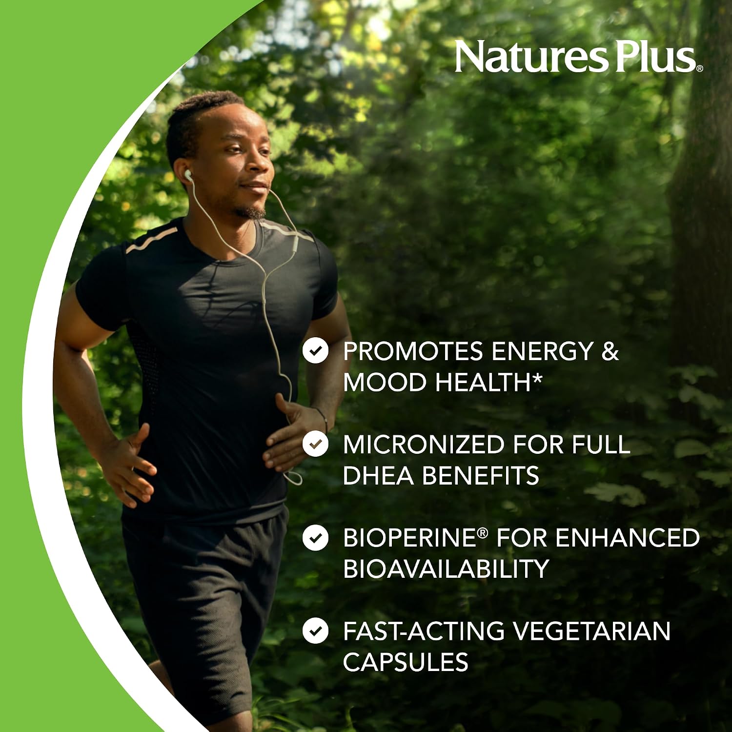 NaturesPlus DHEA-10 – Energy, Immune Health & Healthy Aging Support – 90 Capsules