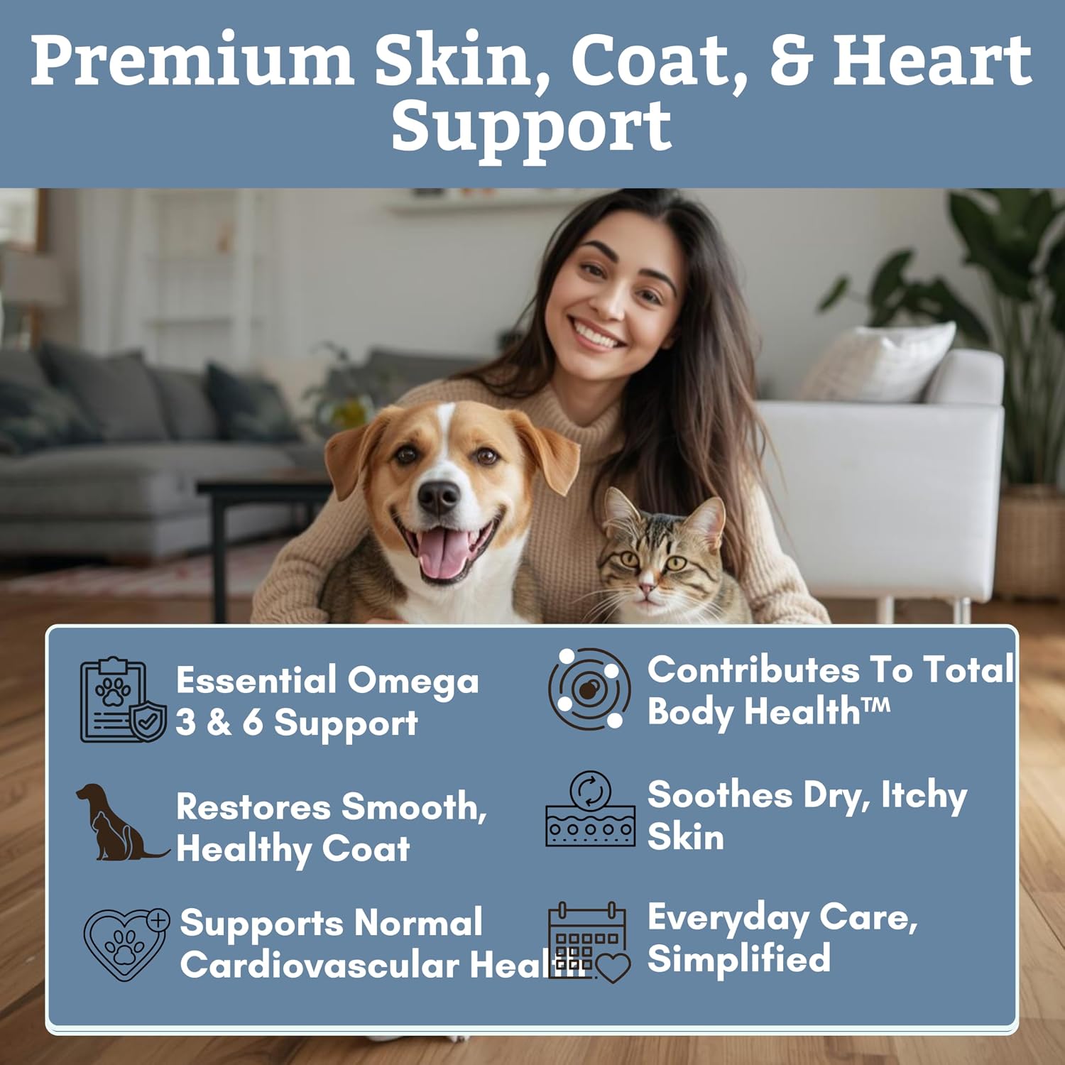 Wholistic Pet Organics Wild Alaskan Salmon Oil for Dogs and Cats - Omega-3 Fish Oil Supplement - 237 mL