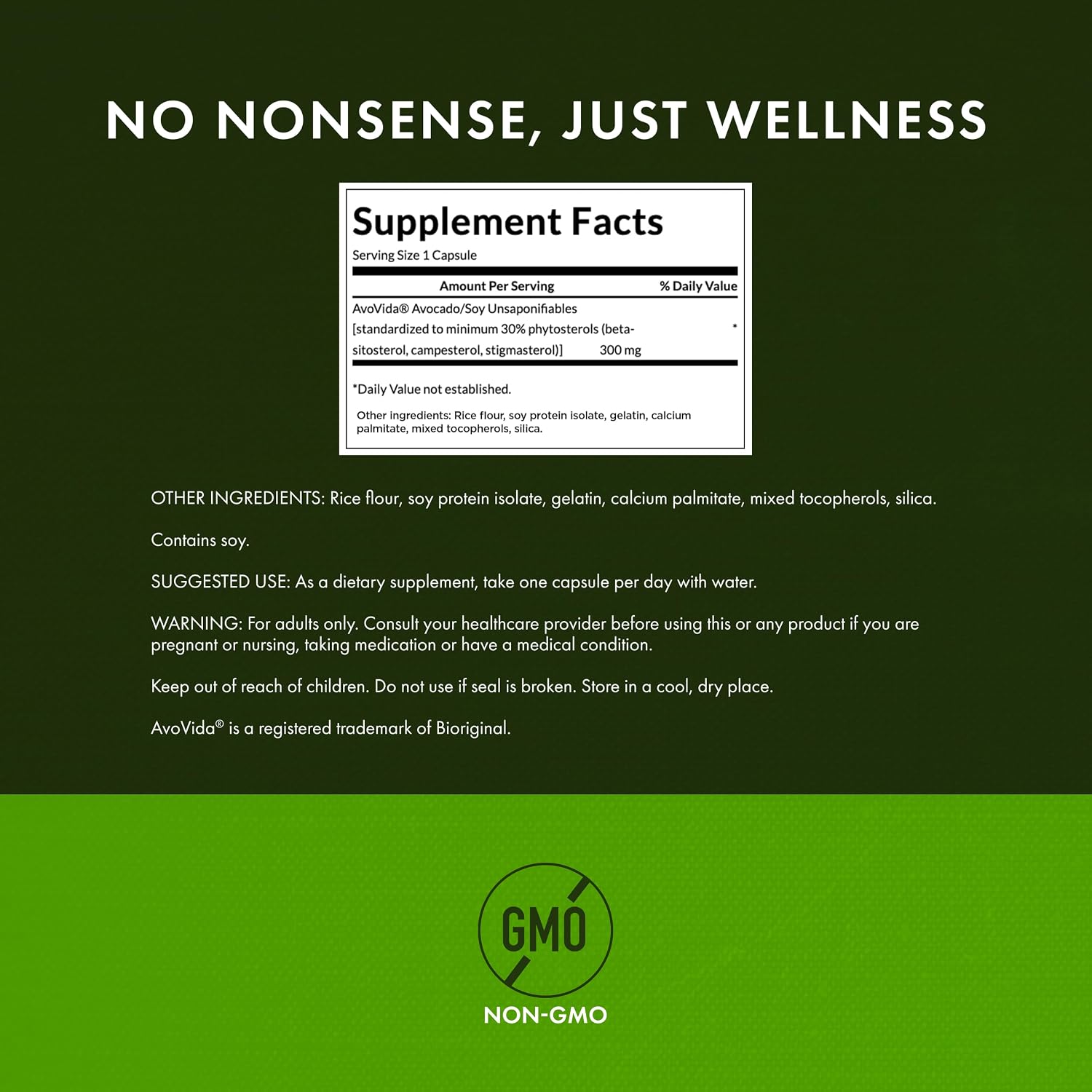 Swanson AvoVida - Avocado & Soybean Unsaponifiables for Joint Health, 60 Capsules