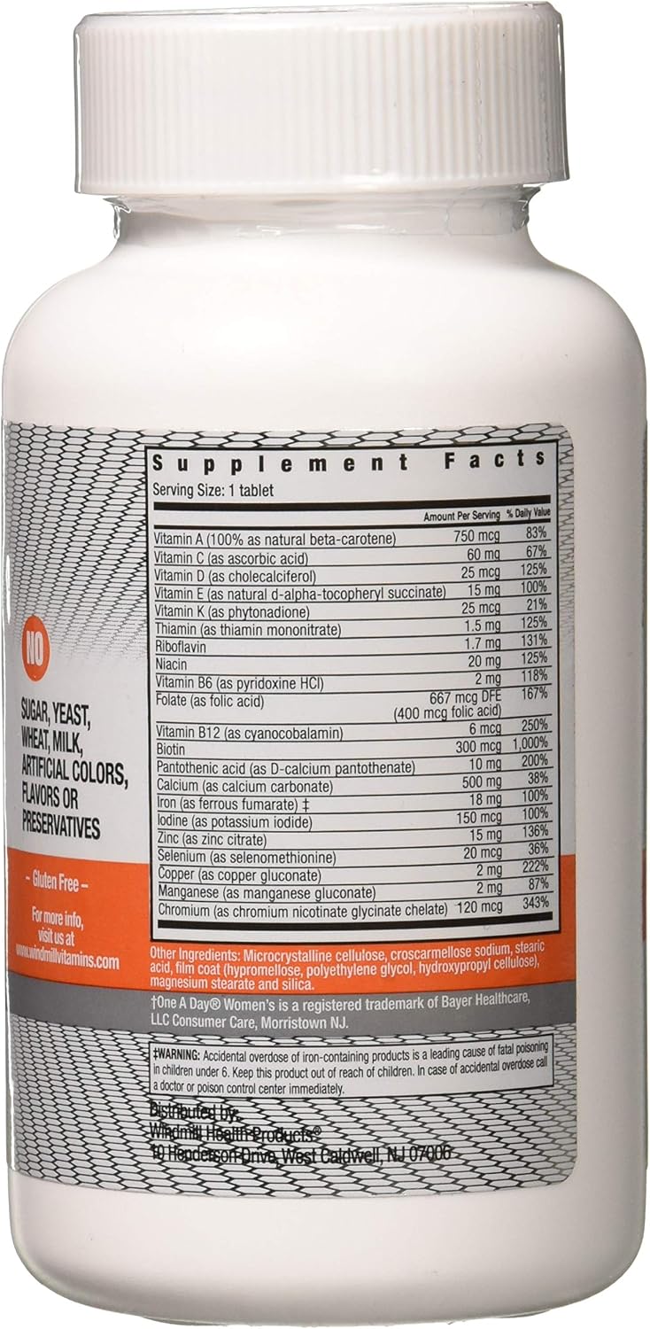 Daily Vitamin for Women – Windmill – 100 Tablets