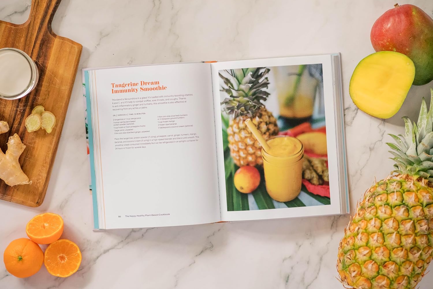 The Happy Healthy Plant-Based Cookbook: 75+ Colourful Recipes to Nourish Your Whole Body, Feed Your Family, and Have Fun Along the Way – An Eat Move Rest Guide for Vegan Living