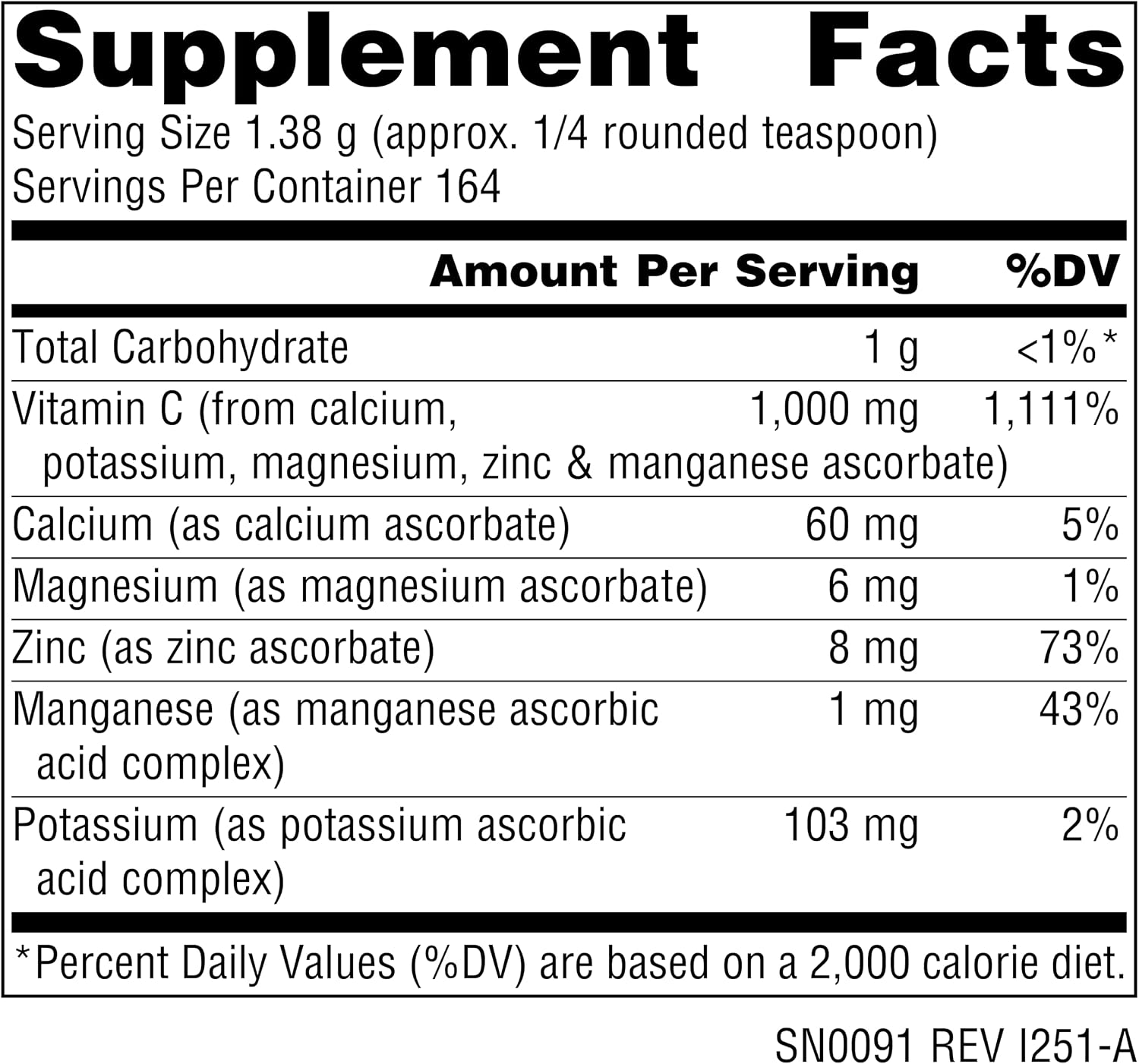 Source Naturals Ultimate Ascorbate C, 8 oz Powder