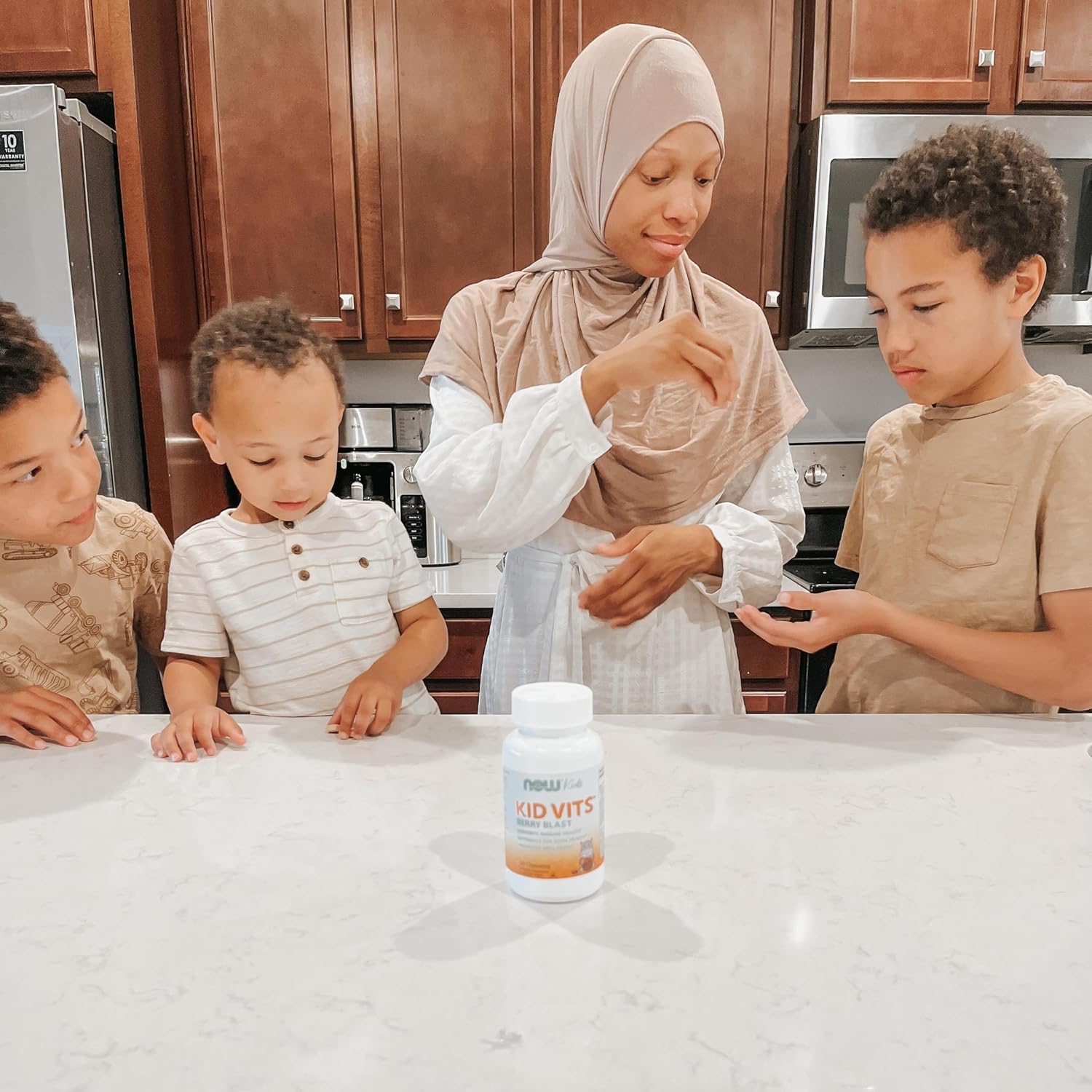 NOW Foods Kid Vits Multivitamin – Juicy Orange – 120 Chewable Tablets