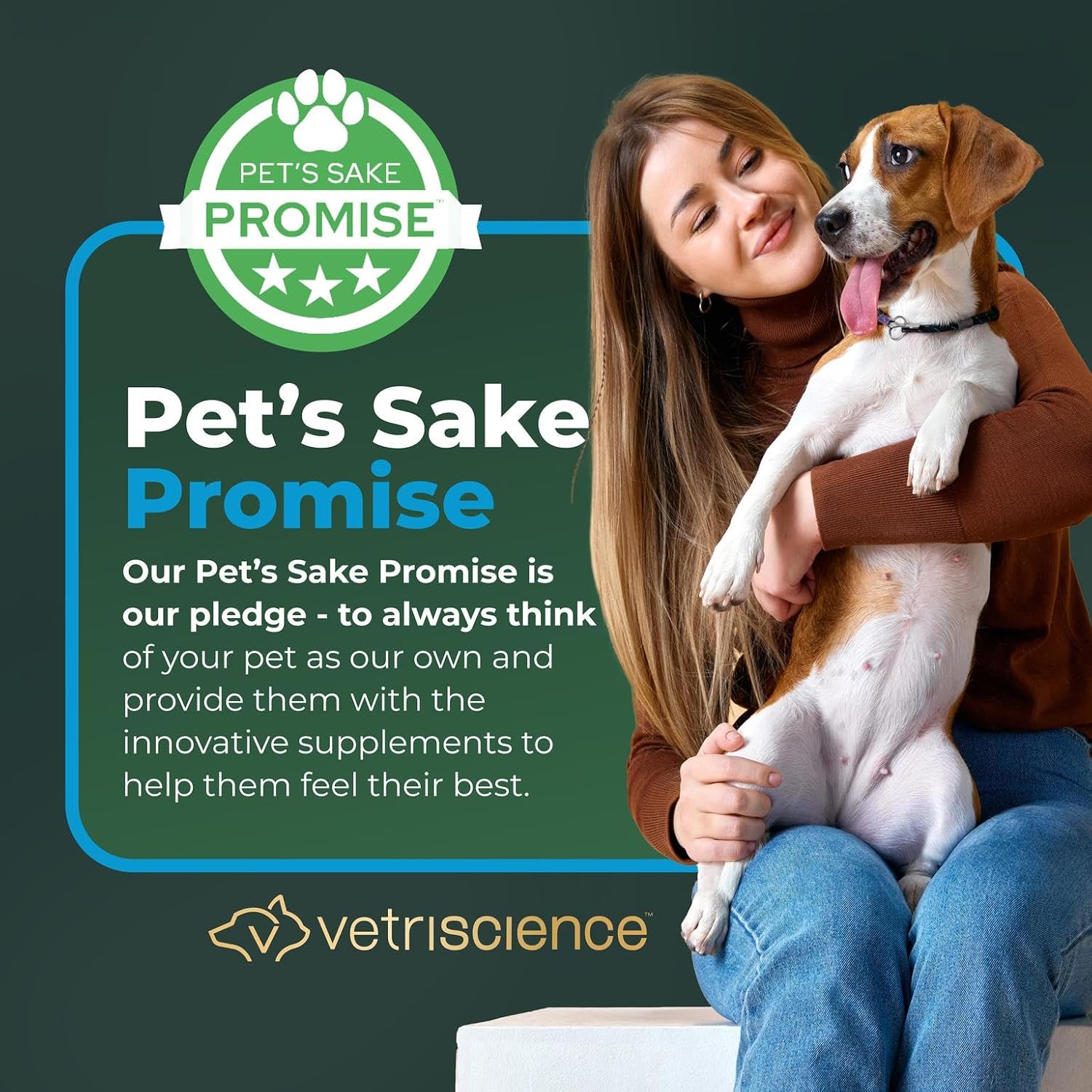Vetriscience Veterinary Strength Kidney Health Chews - Balanced Kidney Support for Pets - Feline & Canine Renal Support - Holistic Formula - Chicken Liver Flavour - 60 Count