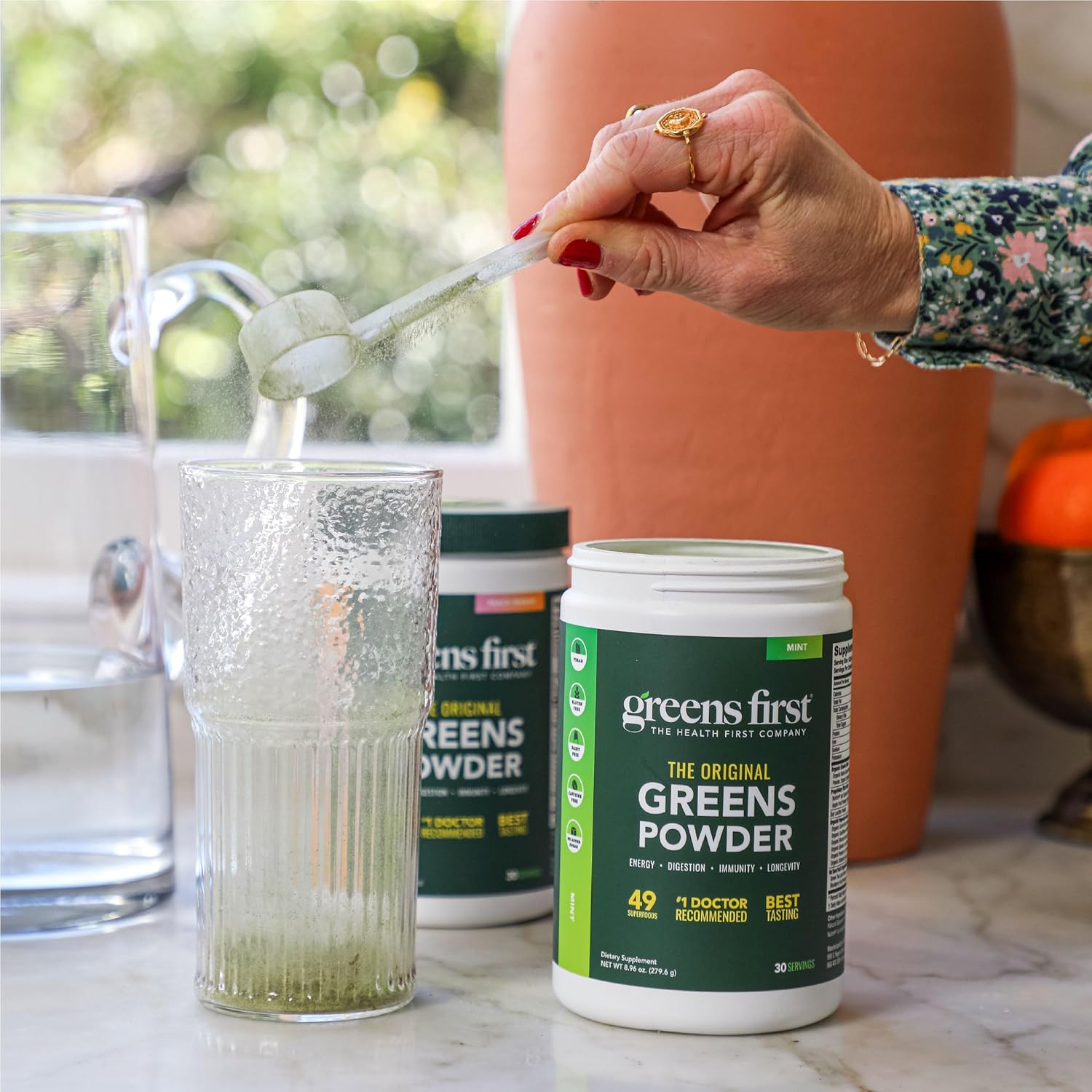 Greens First Original Greens Powder - 49 Superfoods - Berry - 30 Servings