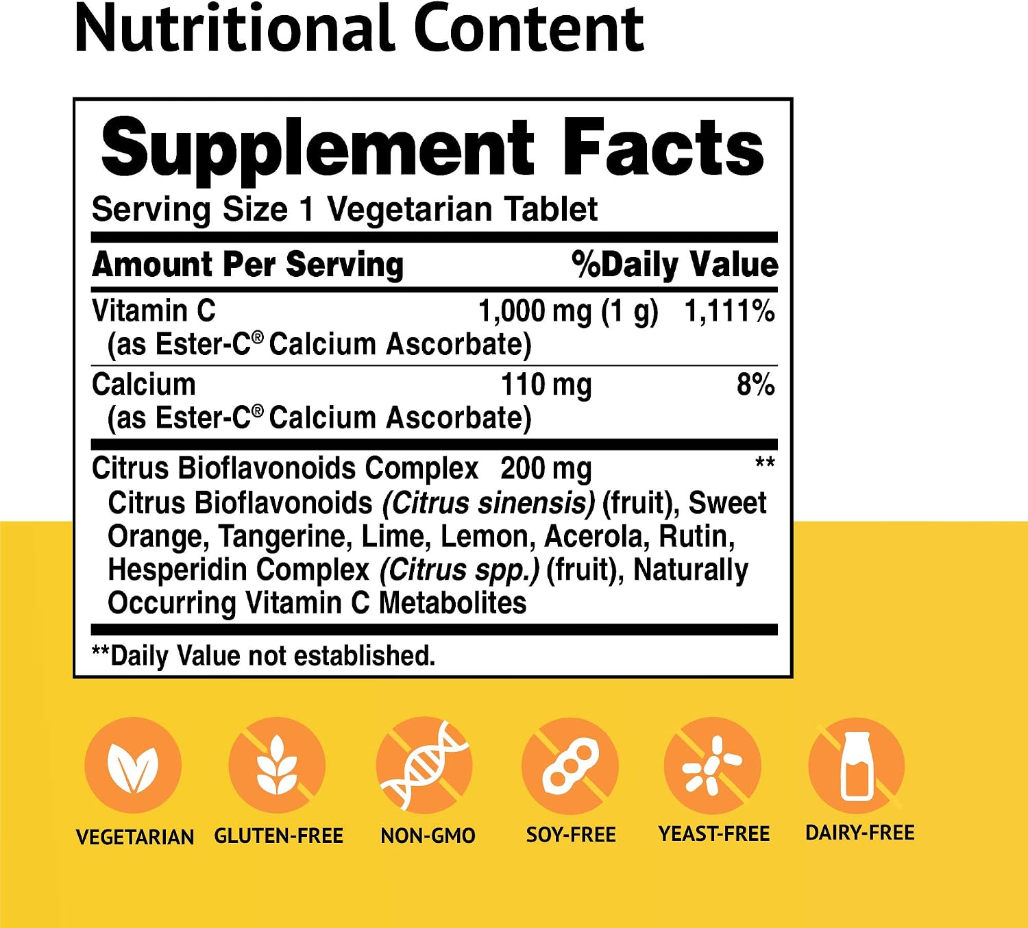 American Health Ester-C Vitamin C with Citrus Bioflavonoids - 1000 mg, 120 Veggie Tablets
