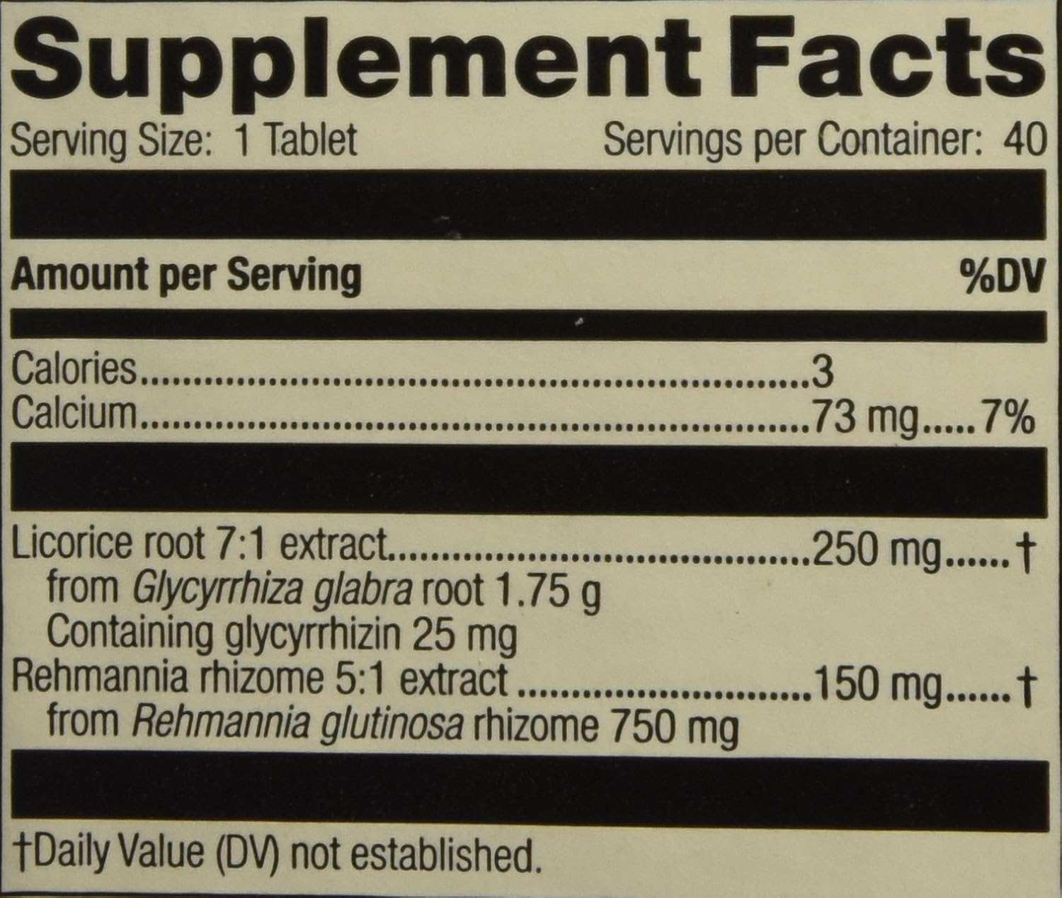 Adrenal Complex - 40 Tablets by Mediherb
