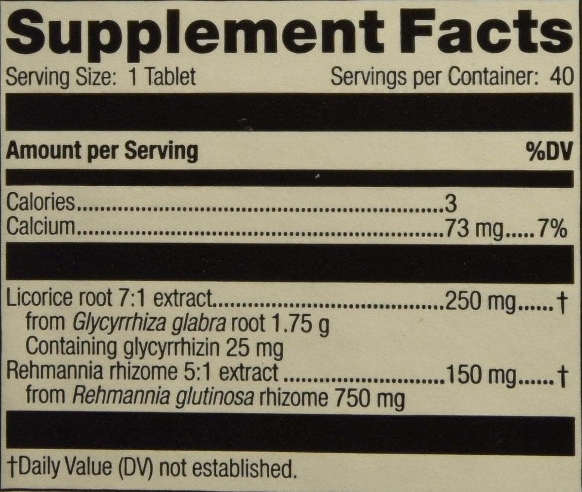 Adrenal Complex - 40 Tablets by Mediherb - görsel 5