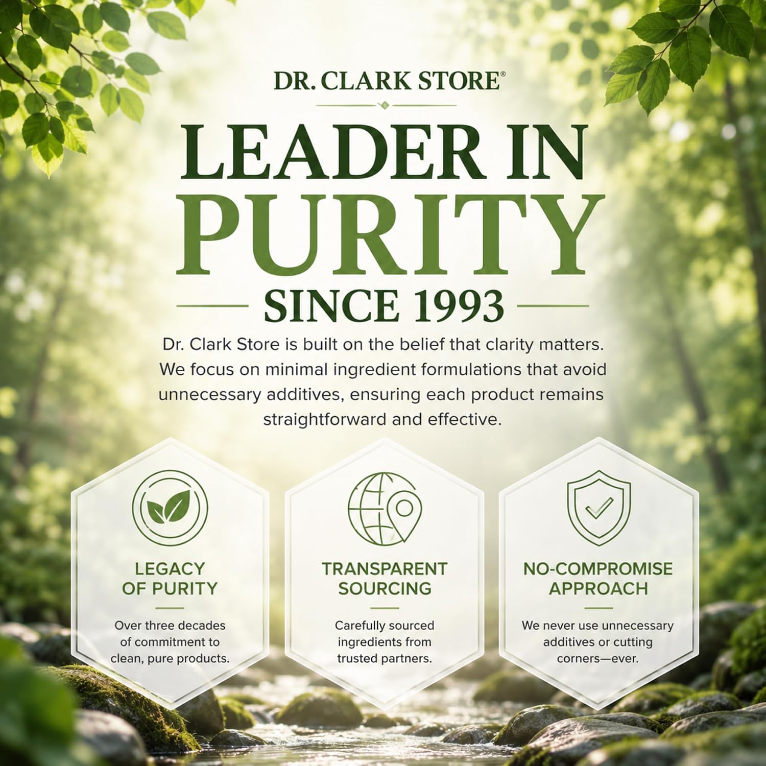 Dr Clark Store Green Black Walnut Blend – Freeze-Dried Hull with Peppermint, 360 mg, 50 Gelatin Capsules