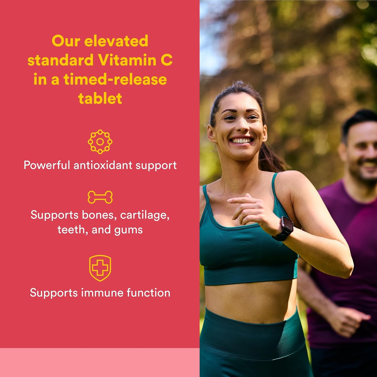 Natural Factors Vitamin C Time Release – 1000 mg, 180 Tablets