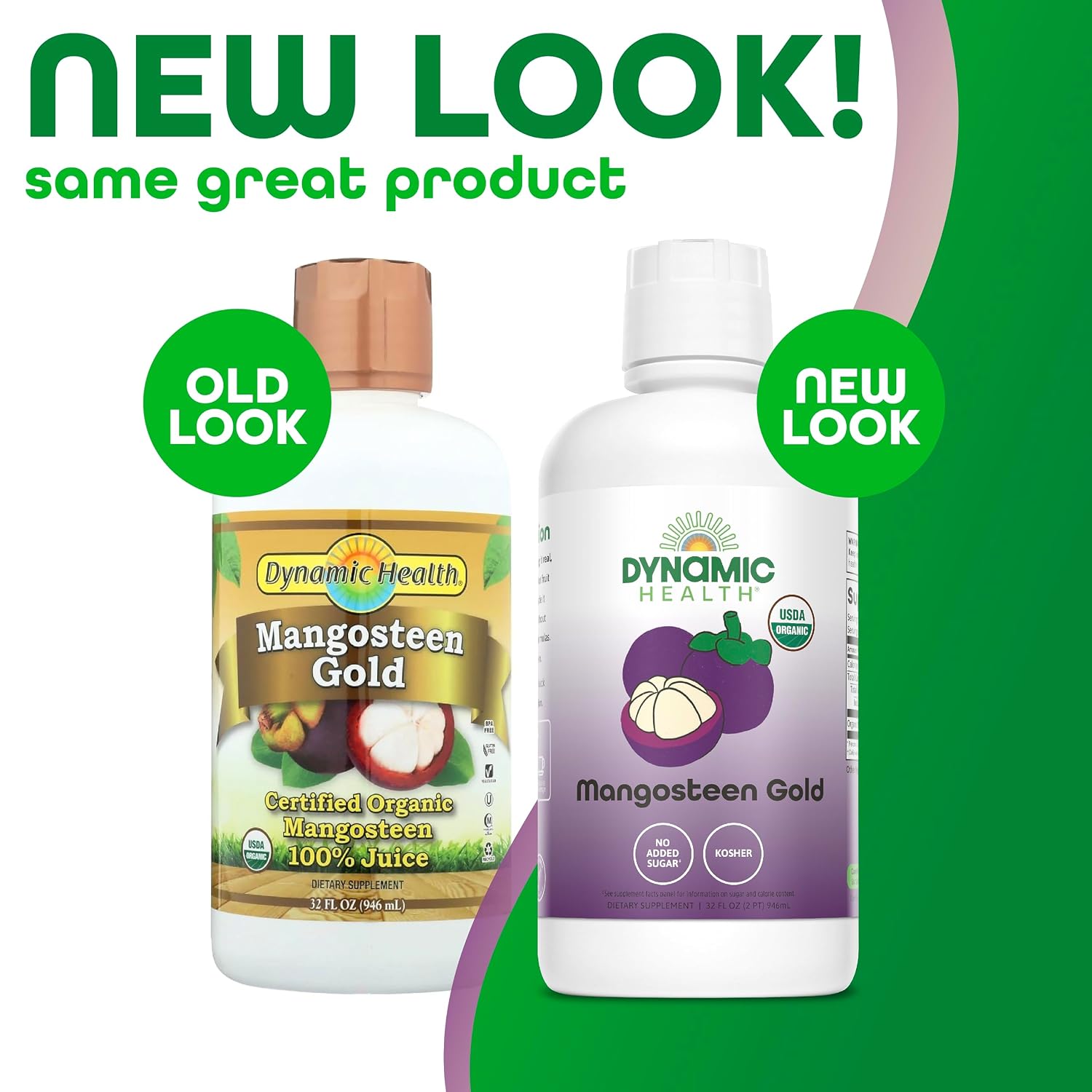 Dynamic Health Organic Mangosteen Gold Juice, 946 mL