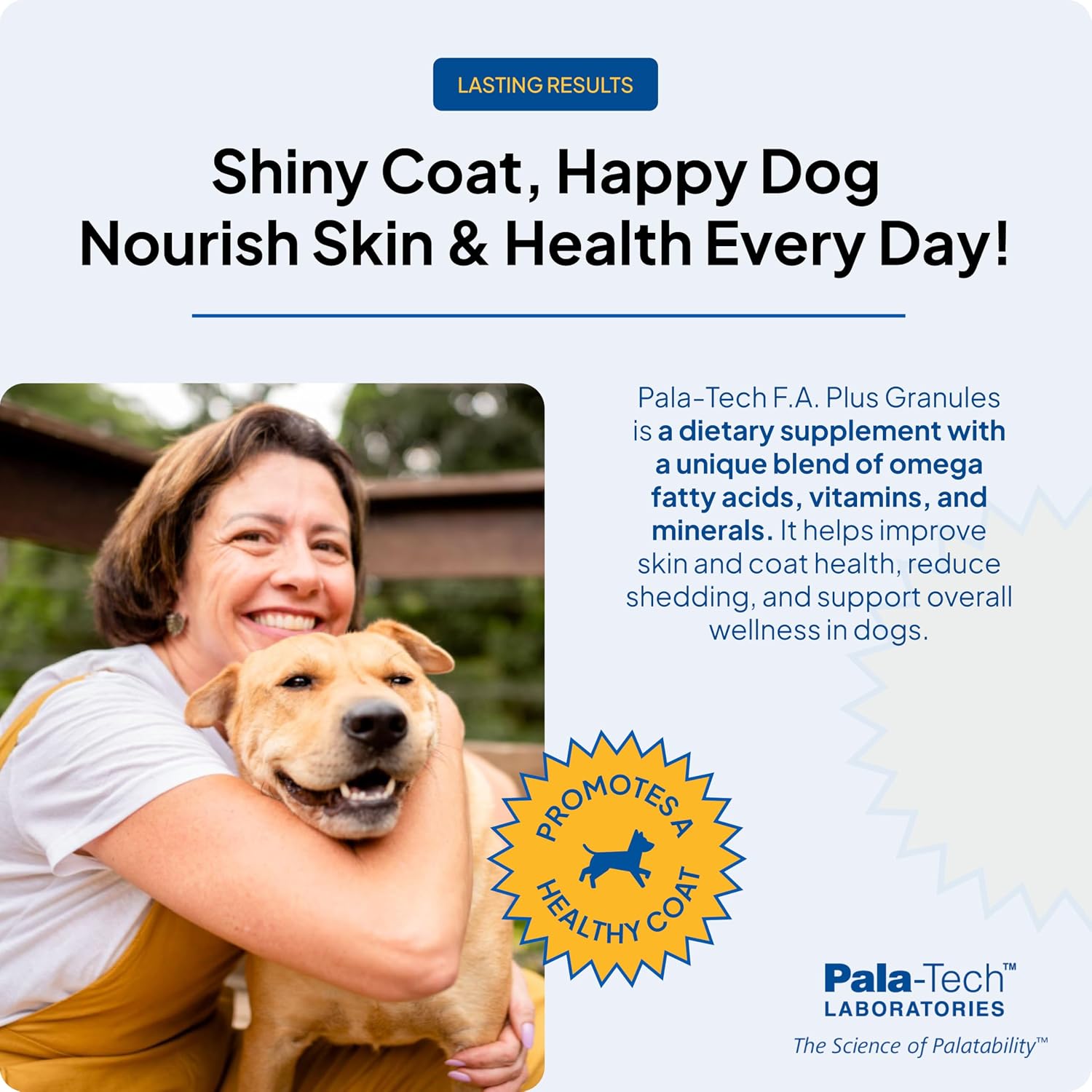 Pala-Tech Canine F.A. Plus Granules - Dog Multivitamin with Omega Fatty Acids, Vitamins & Minerals - 650 g