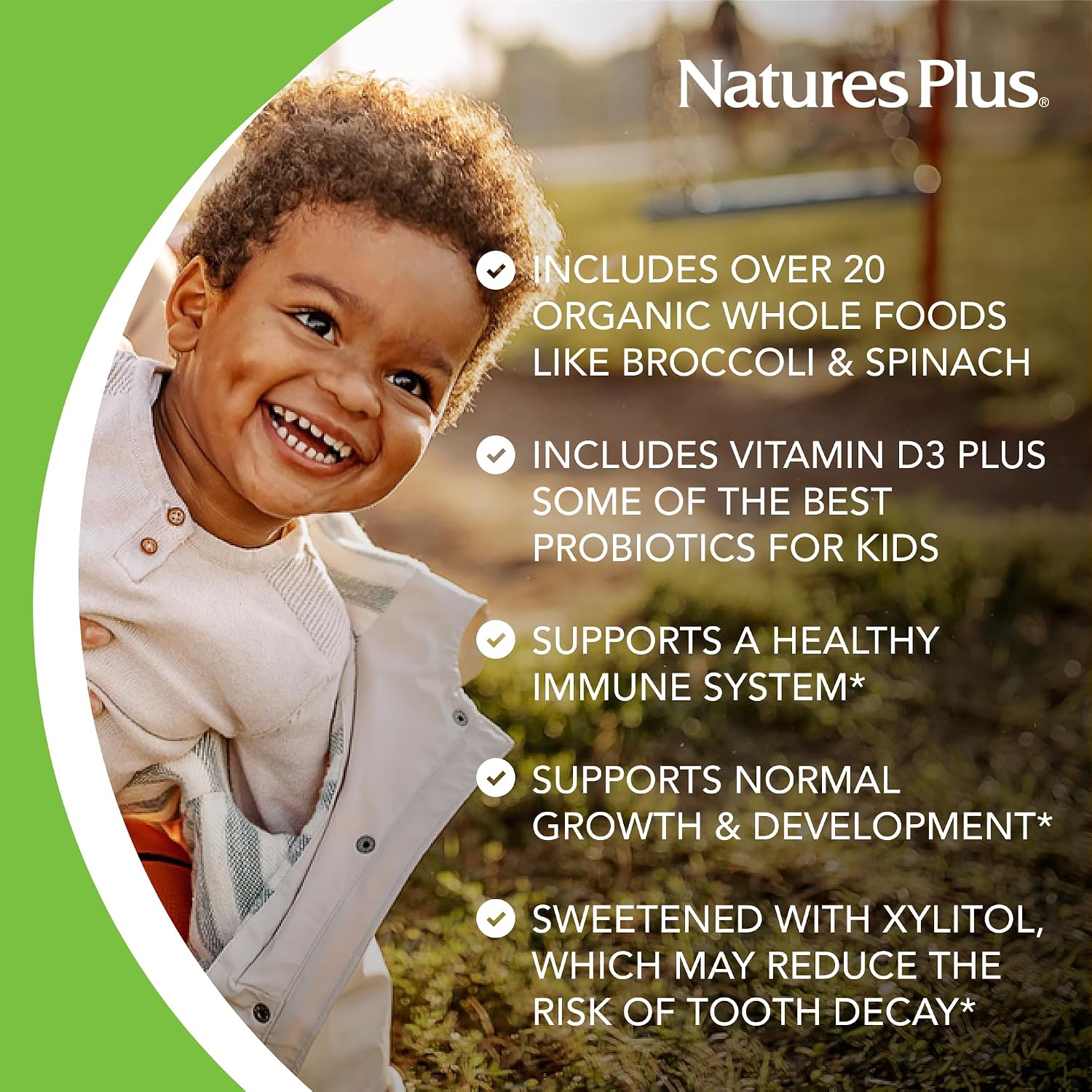 NaturesPlus Animal Parade Source of Life Gold Children's Liquid Multivitamin - Natural Tropical Berry Flavour - 887 mL (30 fl oz) (60 Servings)
