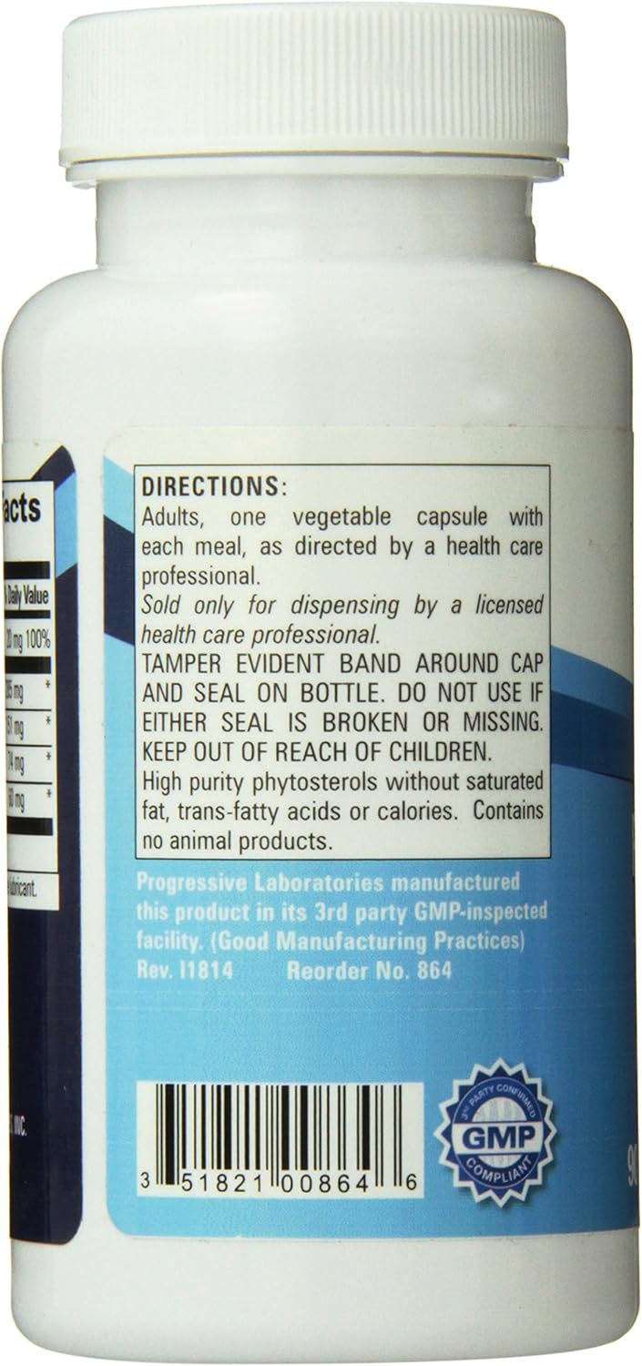 Progressive Labs Phytosterol Complex Supplement, 90 Softgels
