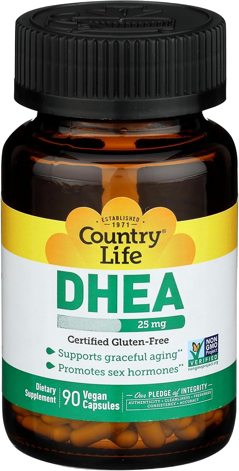 Country Life DHEA 25 mg, 90 Tablets