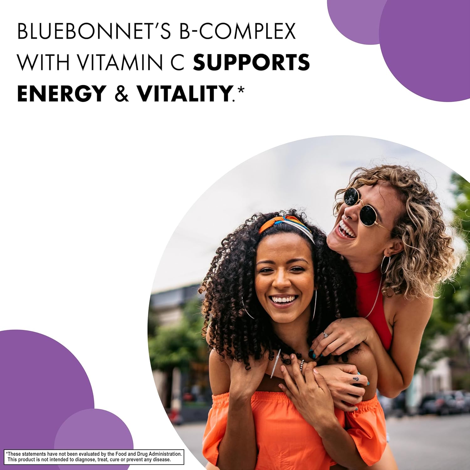 BlueBonnet Stress Vitamin B Complex - 50 Vegetable Capsules