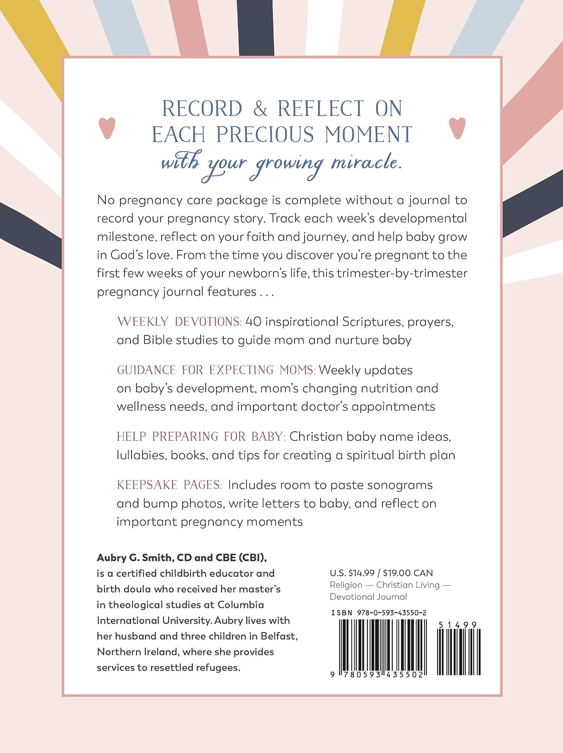 The Christian Mother's Pregnancy Journal: Week-by-Week Guide, Prayers, and Memory Book