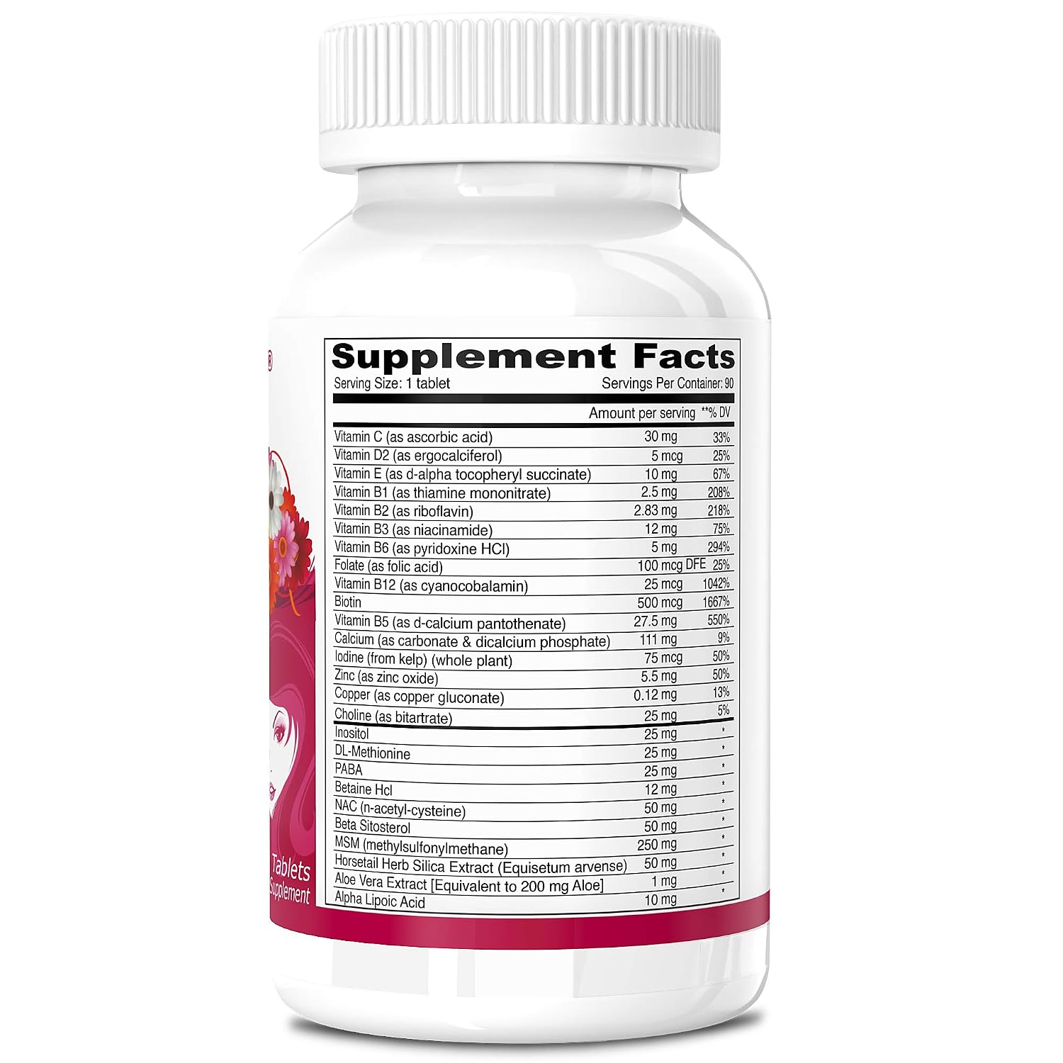 Deva Vegan Hair, Nails & Skin Supplement – 90 Tablets