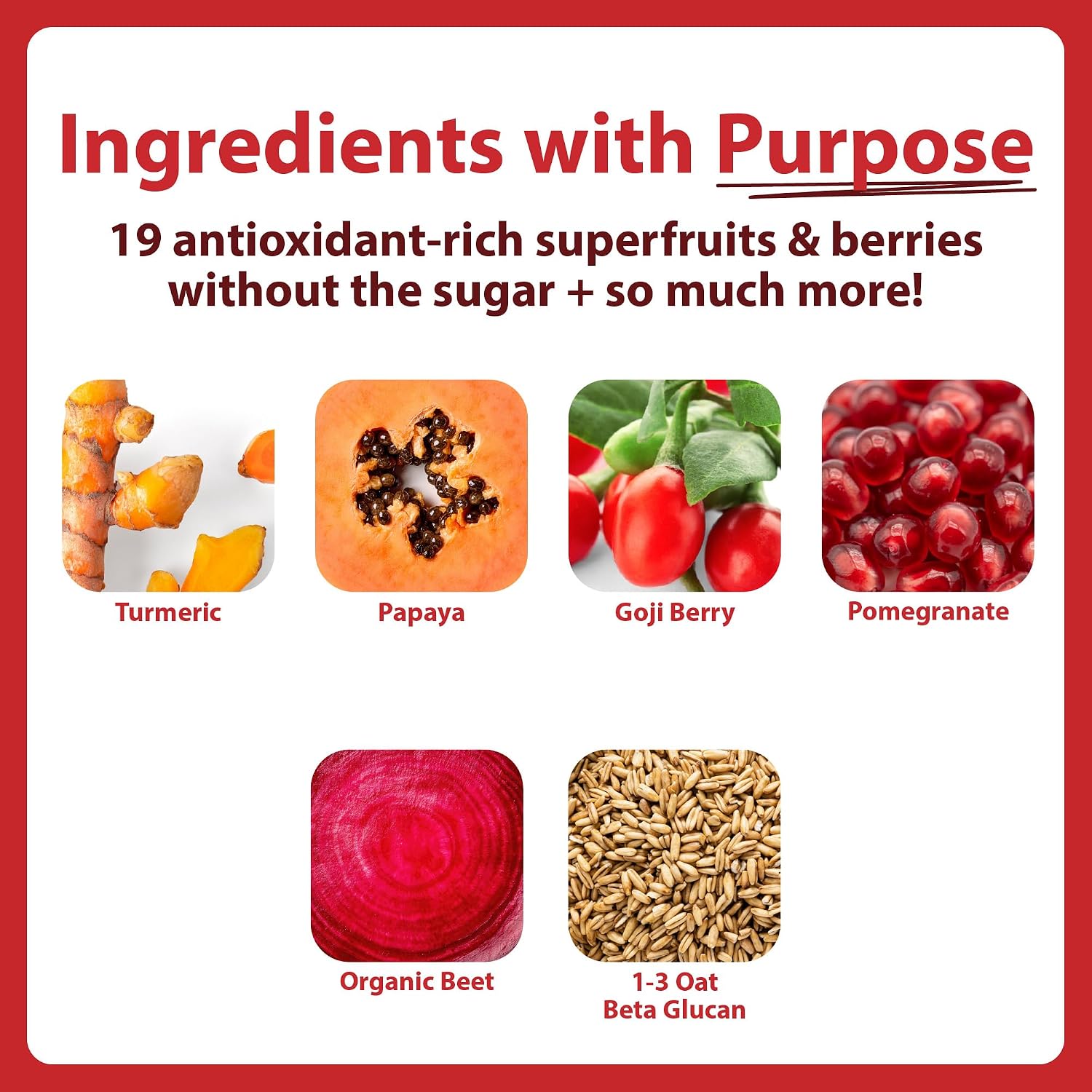 MacroLife Naturals Reds Superfood Powder - 12 Packets