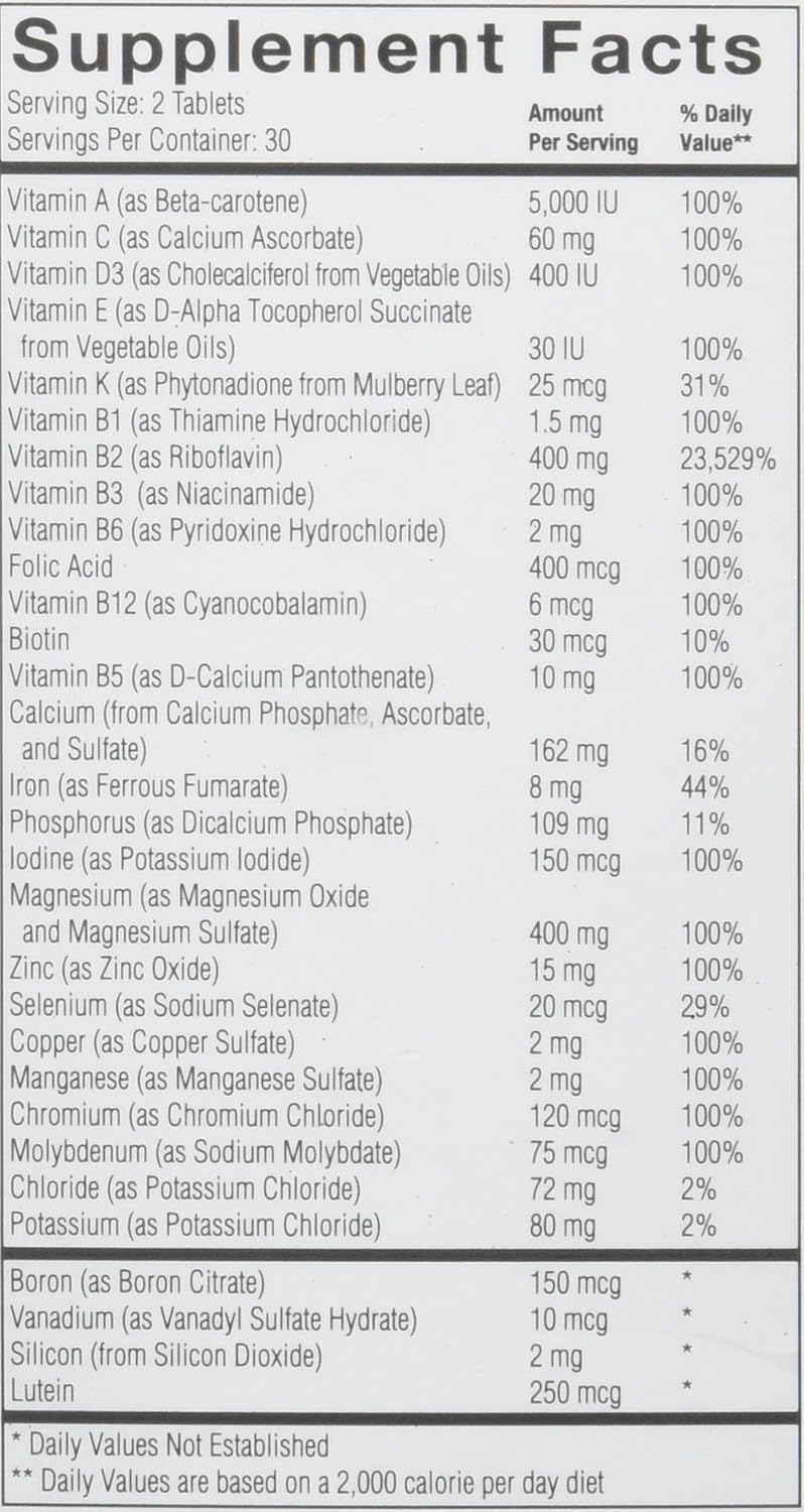HeadacheFree Complete Multivitamin - 60 Tablets