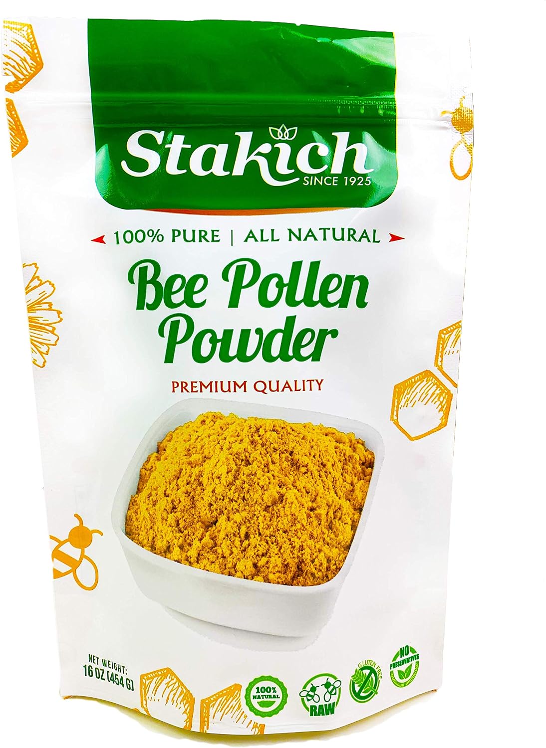 Stakich Bee Pollen Powder (10 lb)