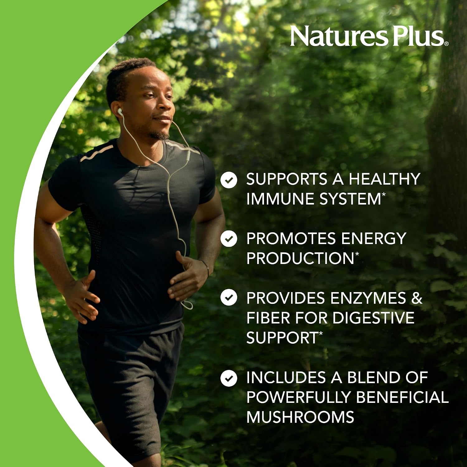 NaturesPlus SPIRU-TEIN GOLD, Vanilla – 467 g – Plant-Based Protein Powder with Vitamins & Minerals