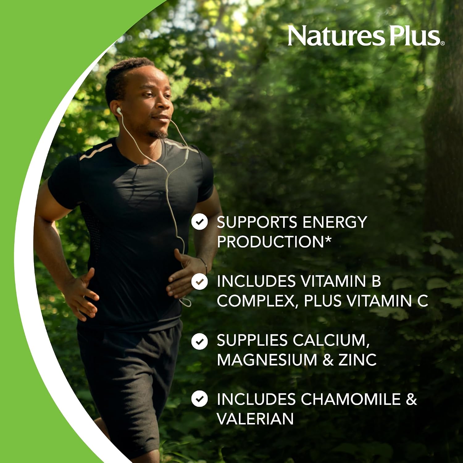 NaturesPlus Mega-Stress Complex, 60 Sustained-Release Tablets