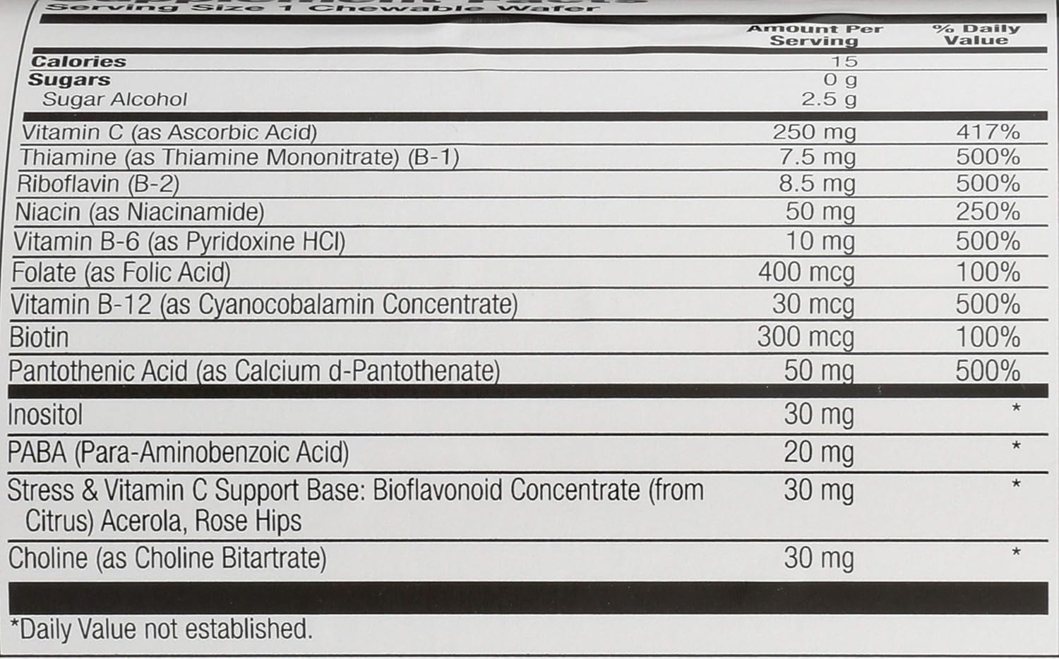Solaray High Potency B-Complex Chewable, Natural Strawberry Flavour, 50 Chewables