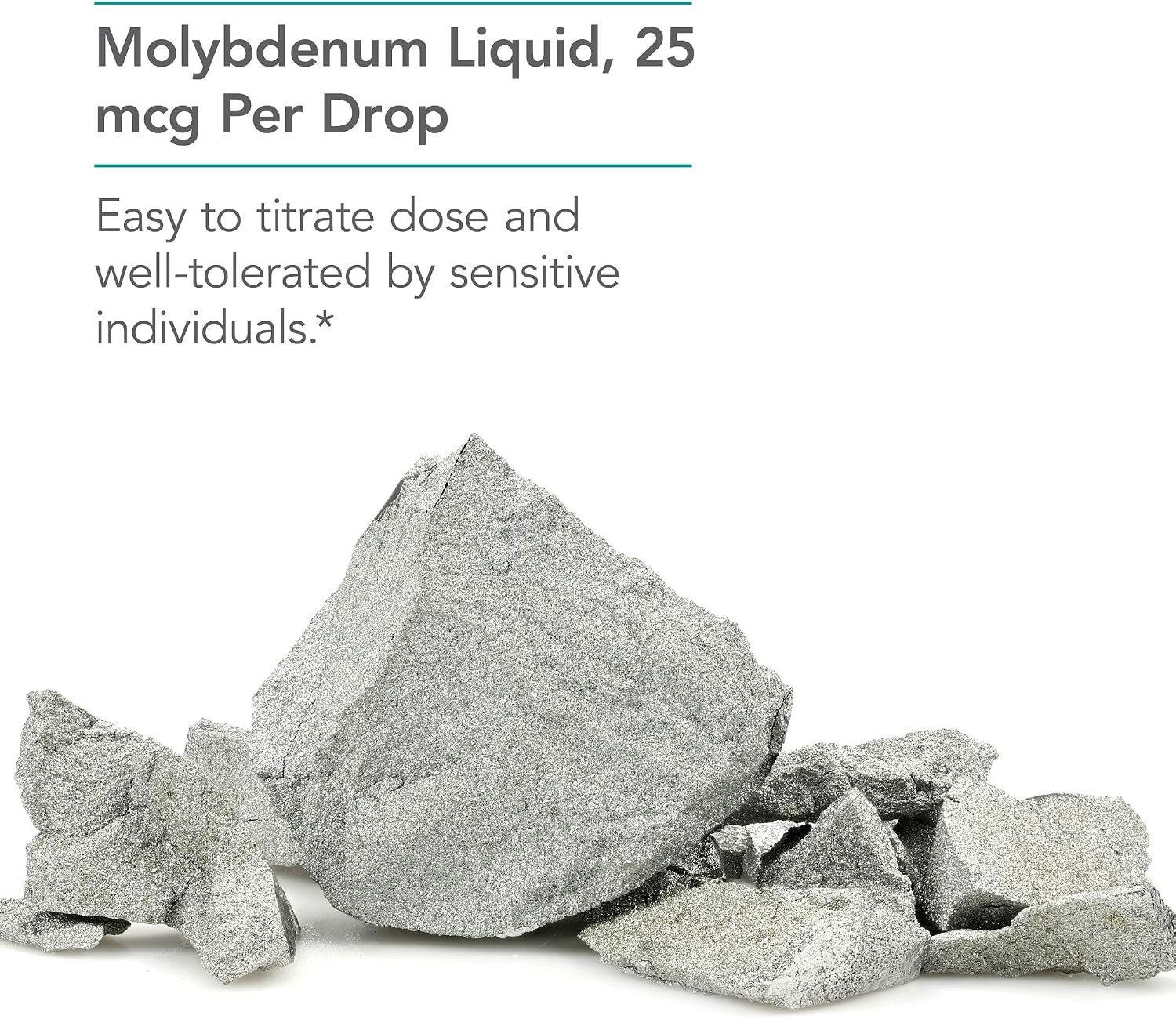 NutriCology Liquid Molybdenum - Trace Mineral Drops - 25 mcg per Drop - Supports Sulfur Metabolism - Hypoallergenic - 30 mL