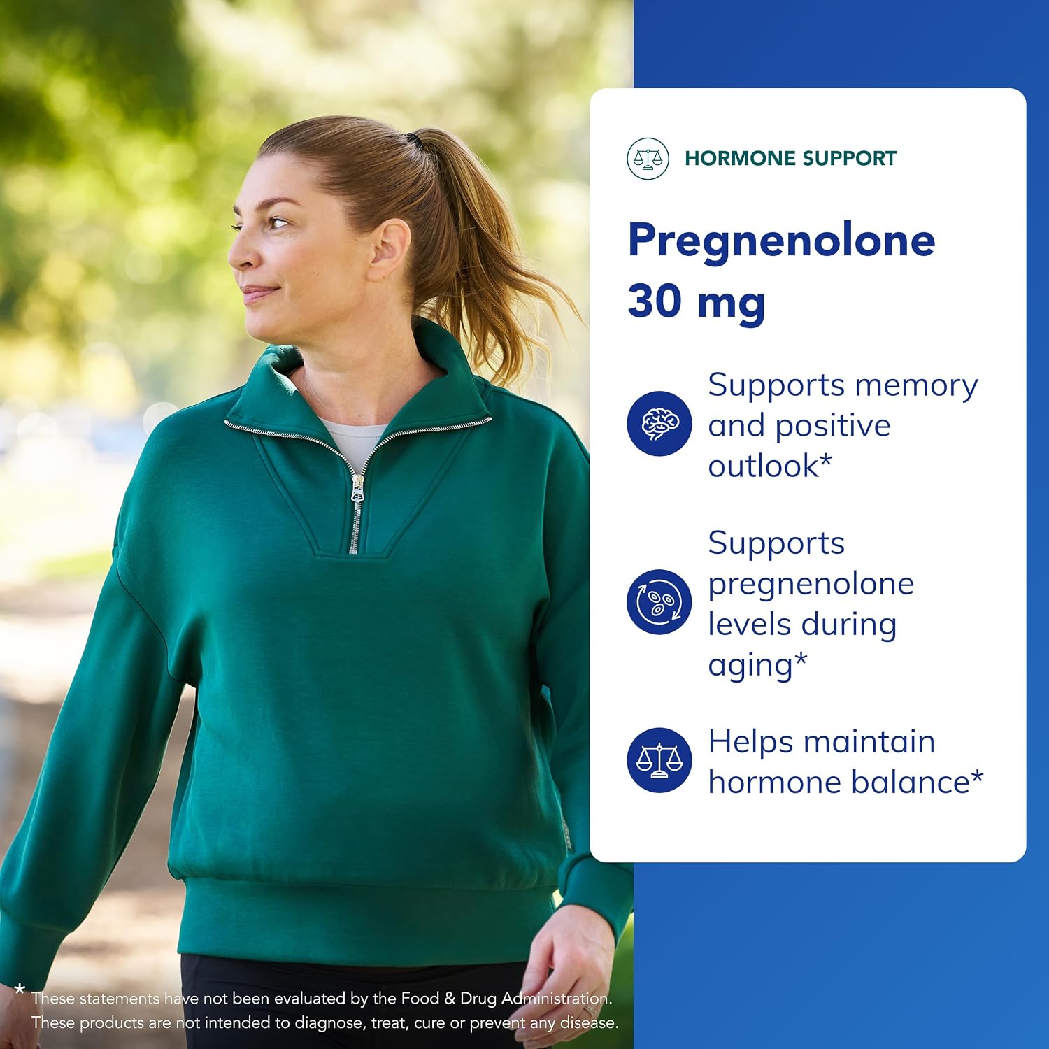 Pure Encapsulations Pregnenolone 30 mg - Hormone Support & Memory Supplement - 180 Capsules