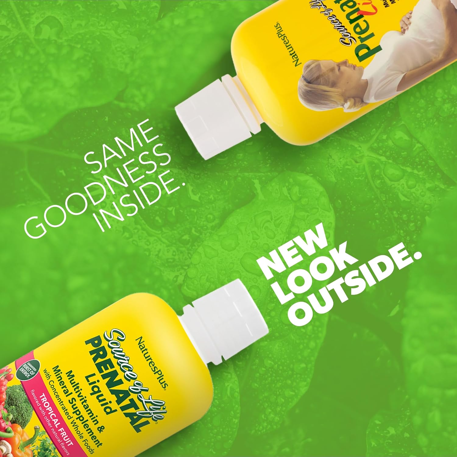 NaturesPlus Source of Life Prenatal Liquid, Tropical Fruit, 30 fl oz (887 mL)