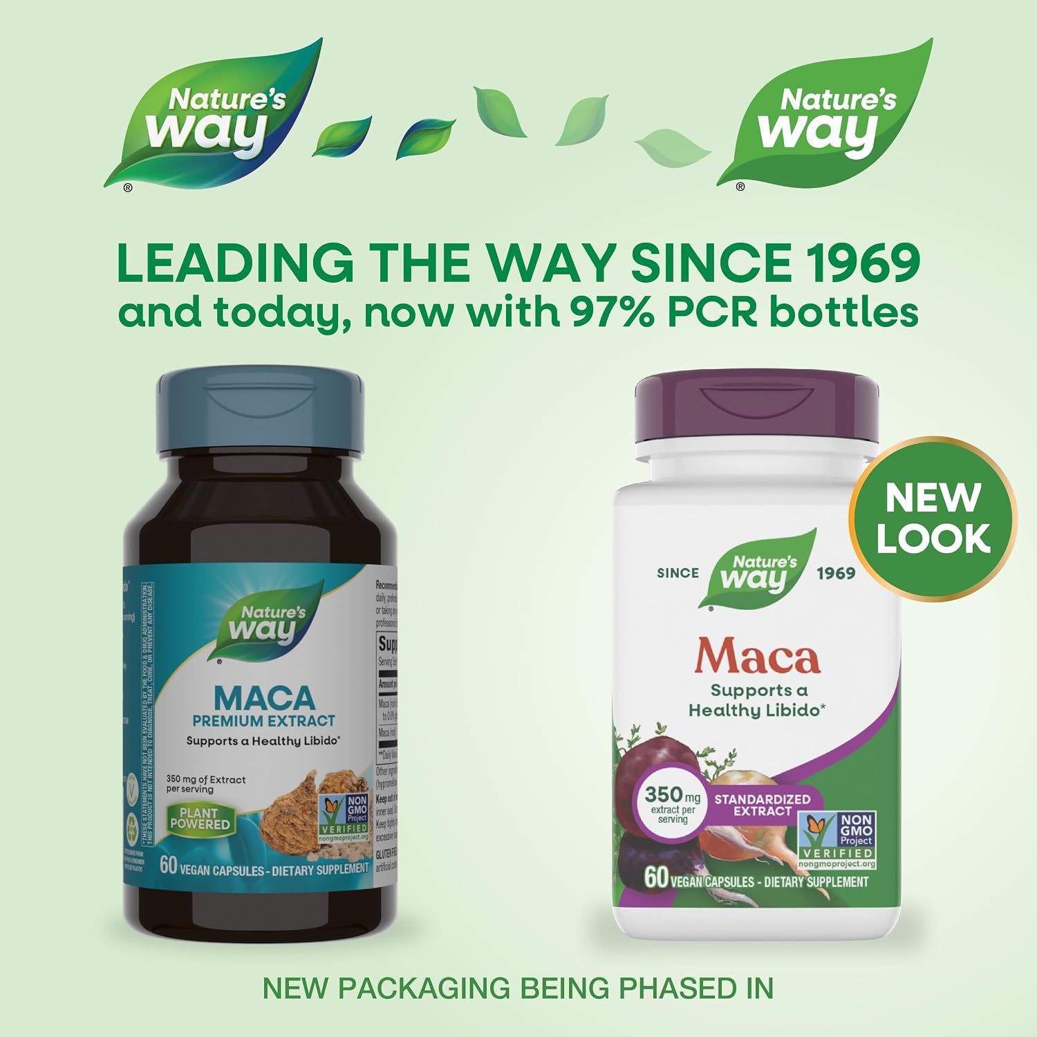 Nature's Way Maca Standardized Extract - Helps Support Healthy Libido* - 60 Vegan Capsules