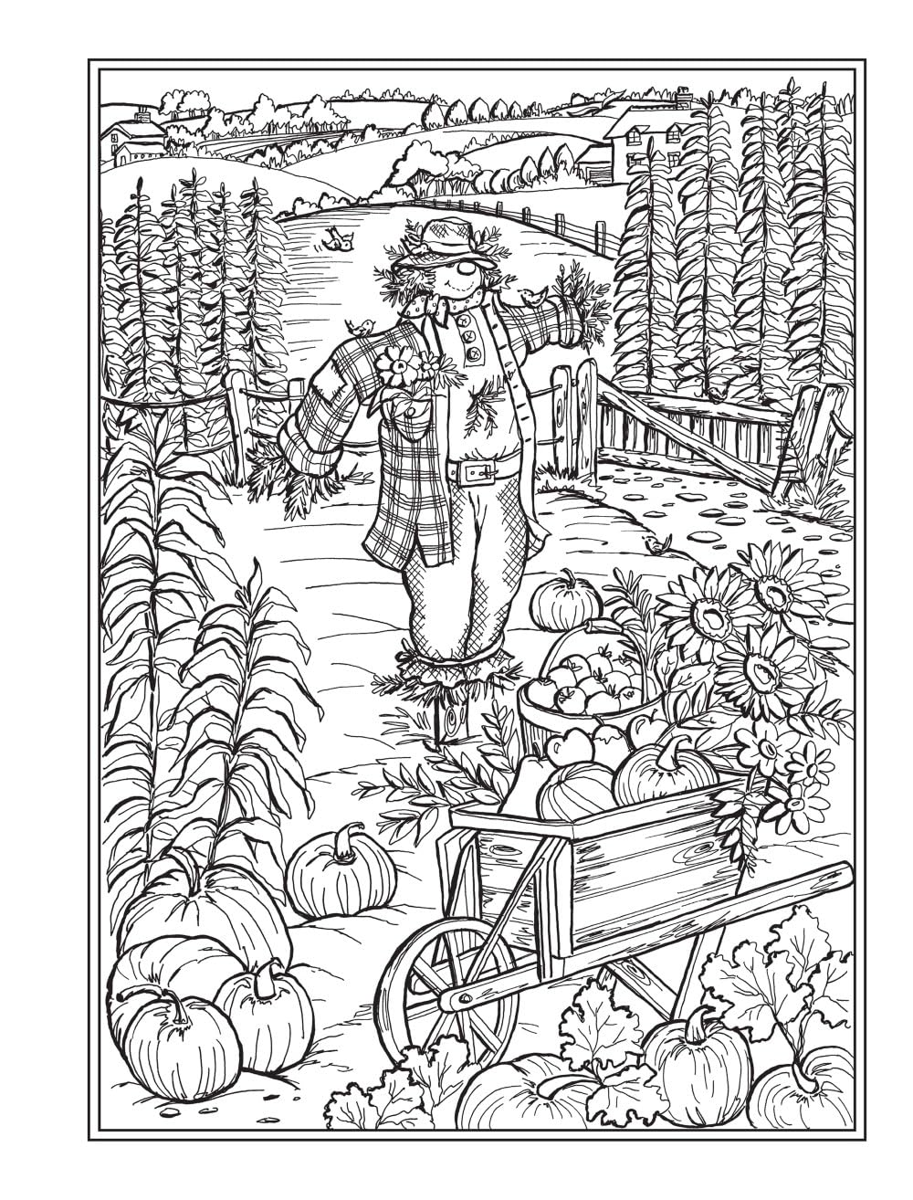 Creative Haven Country Farm Scenes Colouring Book: Relax & Find Your True Colours
