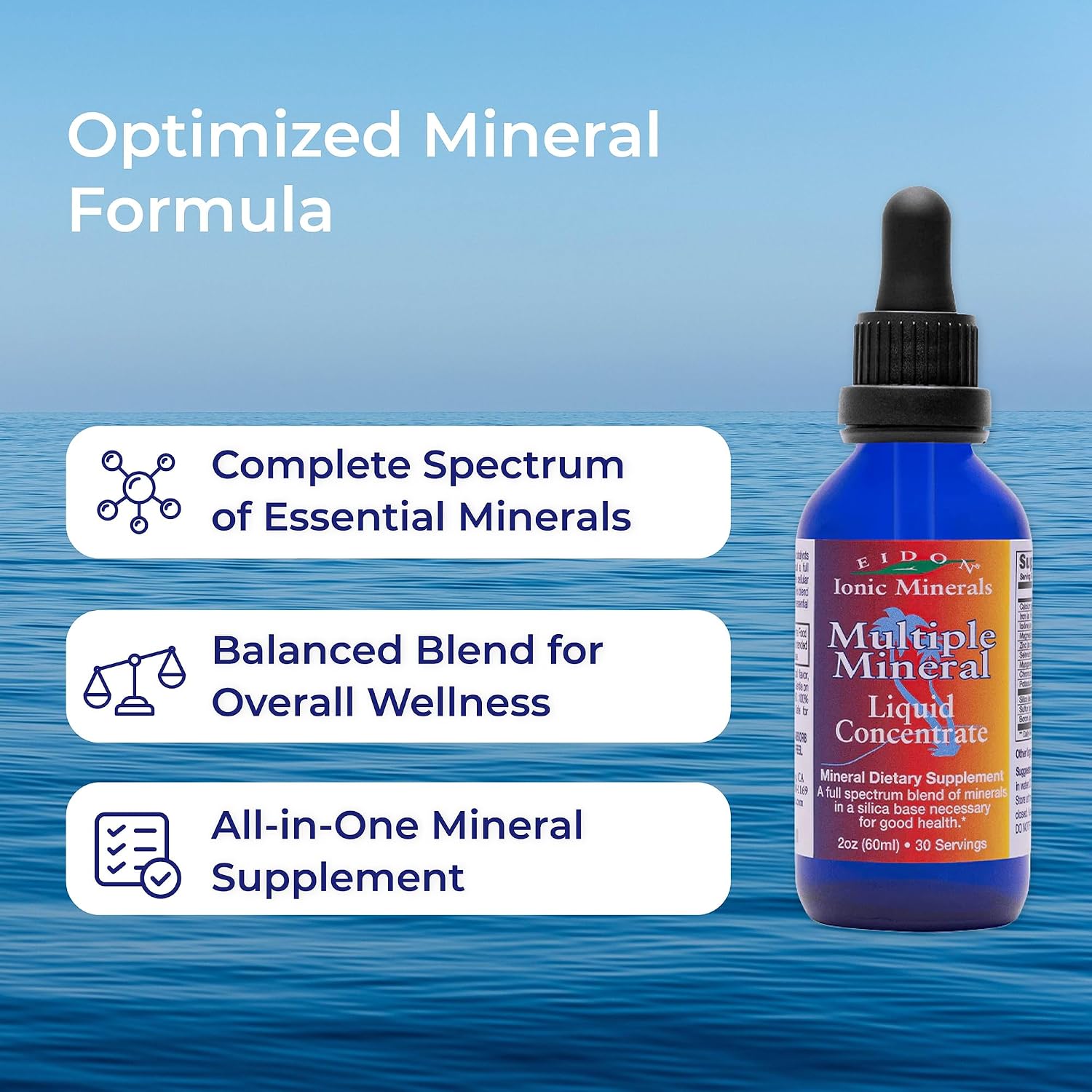 Eidon Ionic Minerals Multiple Minerals Supplement - 2 oz (60 mL)
