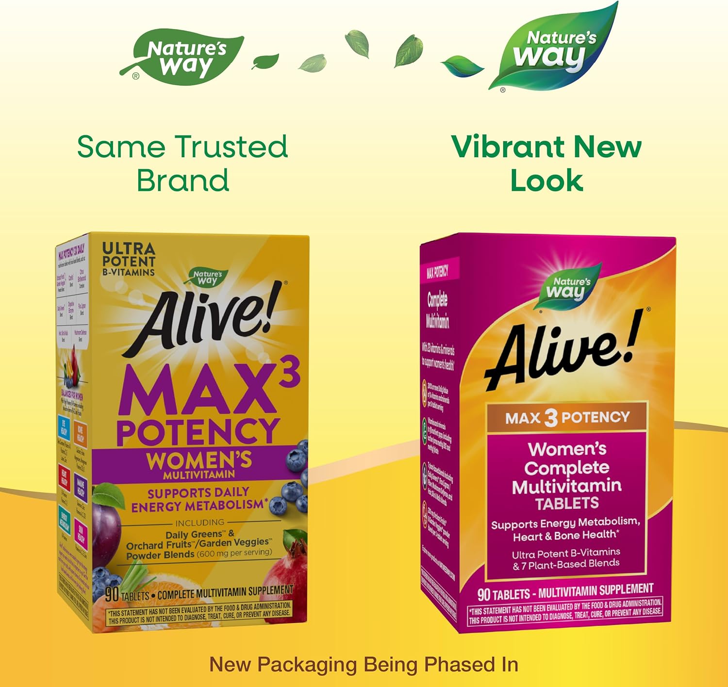 Nature's Way Alive! Max3 Potency Women's Complete Multivitamin, 90 Tablets