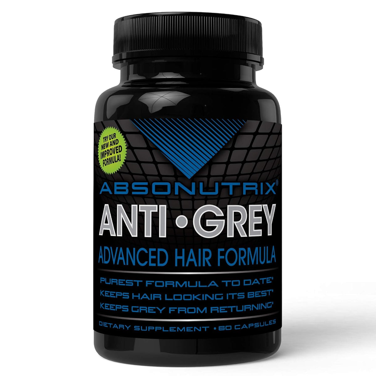 Anti-Gray Advanced Hair Formula - Hair Colour Support Supplement with Catalase, Amino Acids & Minerals - 60 Capsules - görsel 1