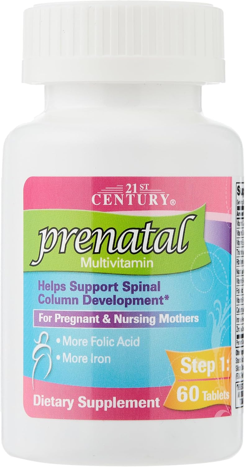21st Century Prenatal with DHA - 120 Count (Tablets & Softgels) - görsel 4