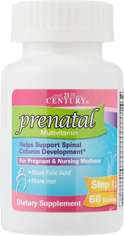 21st Century Prenatal with DHA - 120 Count (Tablets & Softgels)