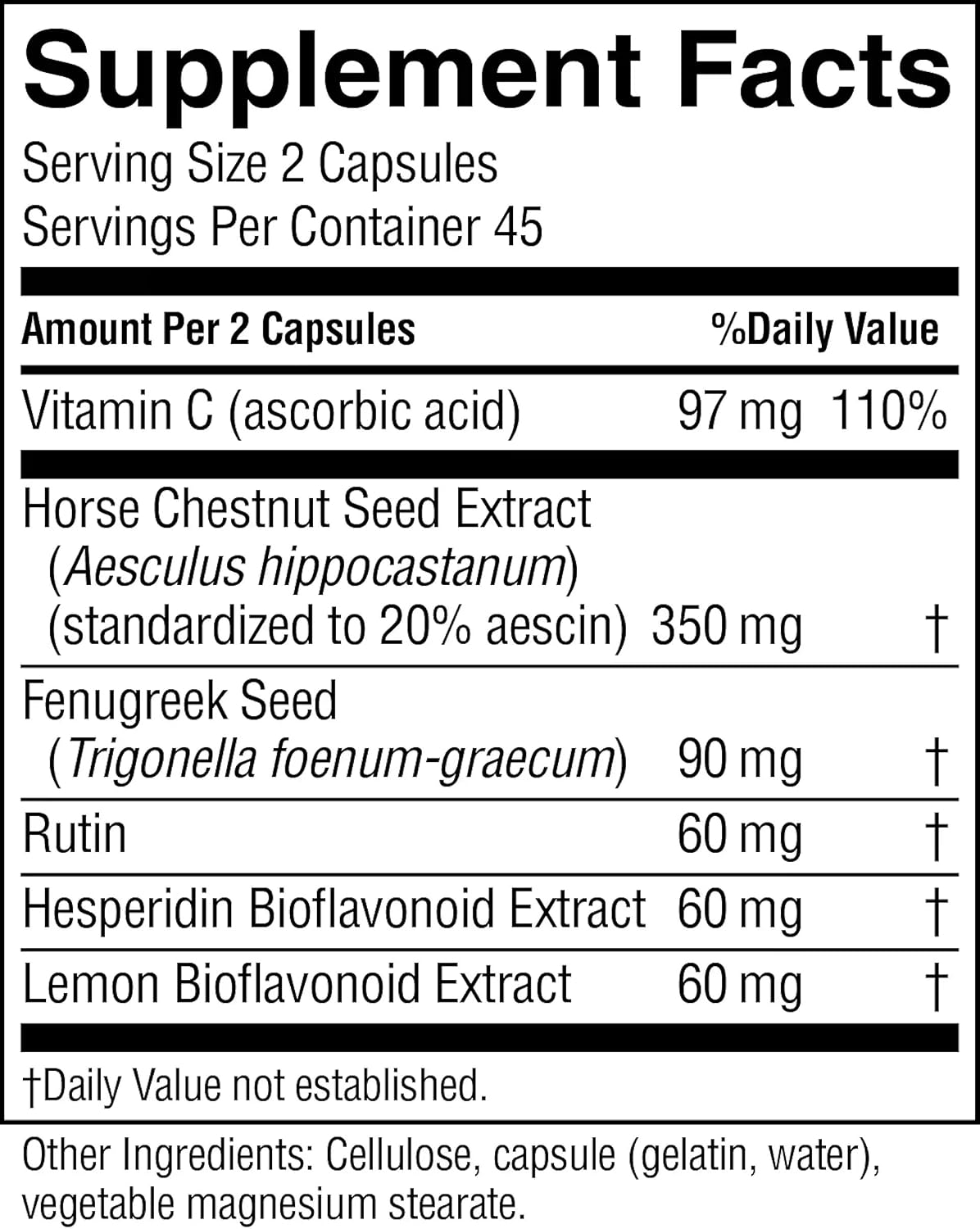 Nature's Sunshine Vari-Gone – Vein Health Support, 90 Capsules